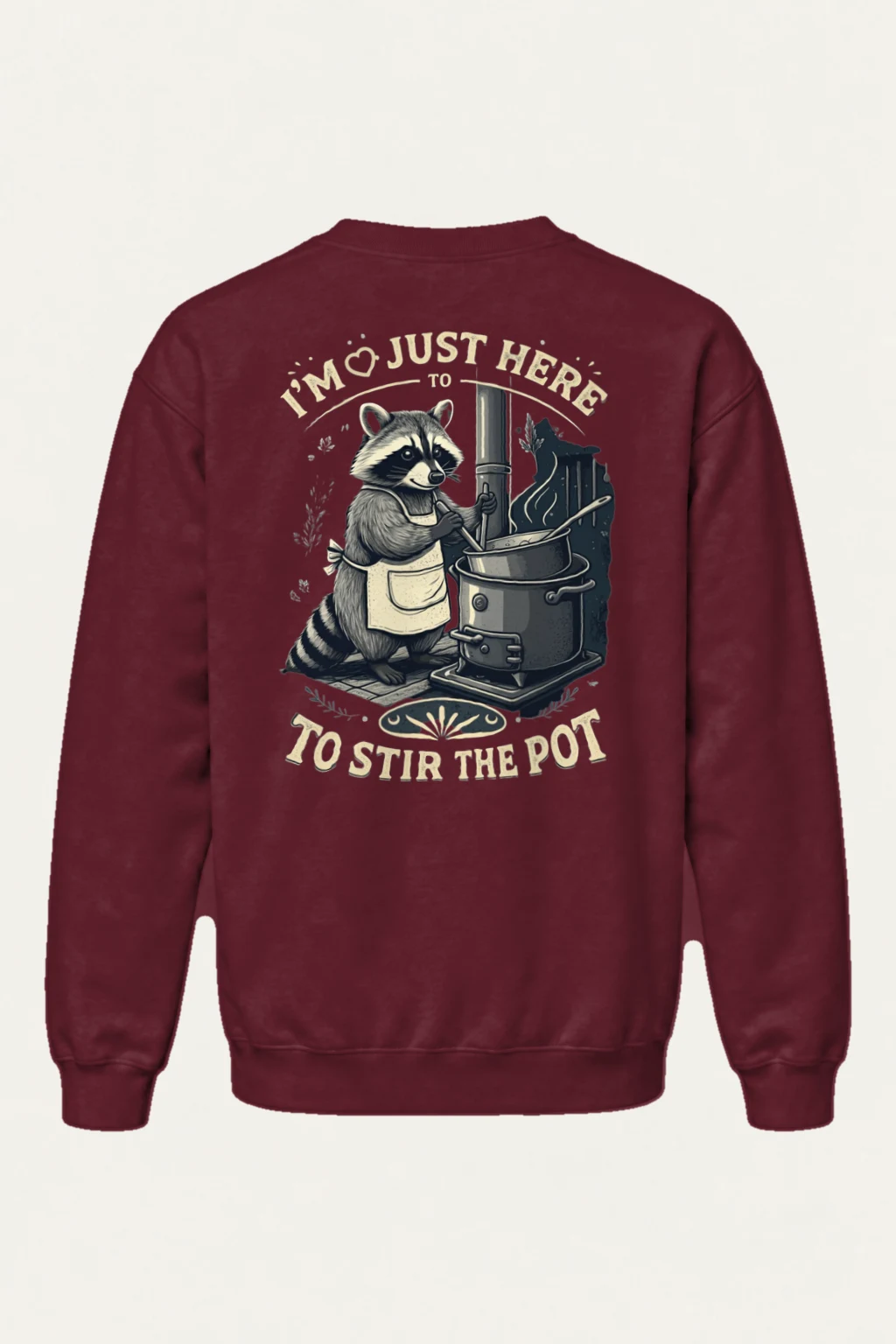 "Here To Stir The Pot" Heavy Blend Unisex Crewneck Sweatshirt | Gildan 18000