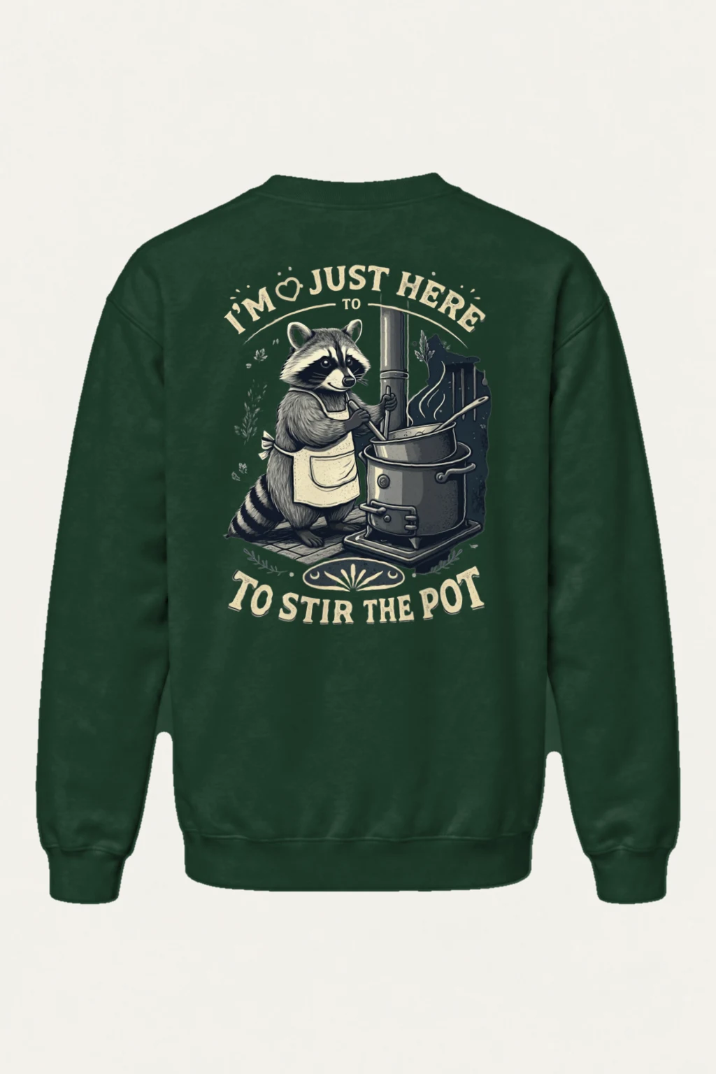 "Here To Stir The Pot" Heavy Blend Unisex Crewneck Sweatshirt | Gildan 18000