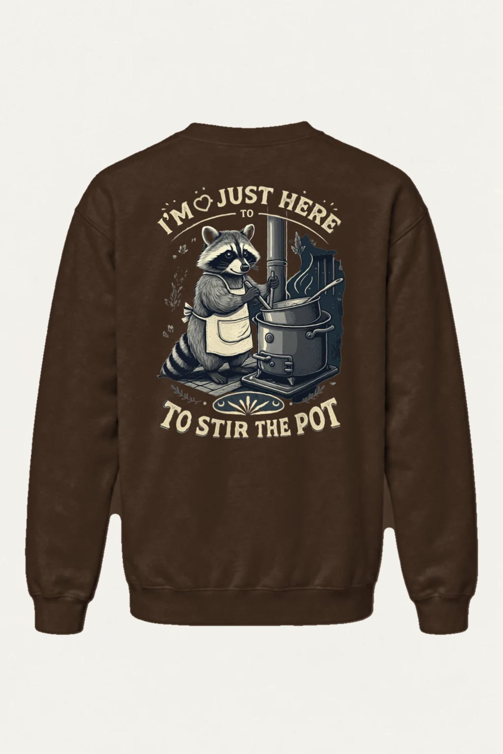 "Here To Stir The Pot" Heavy Blend Unisex Crewneck Sweatshirt | Gildan 18000