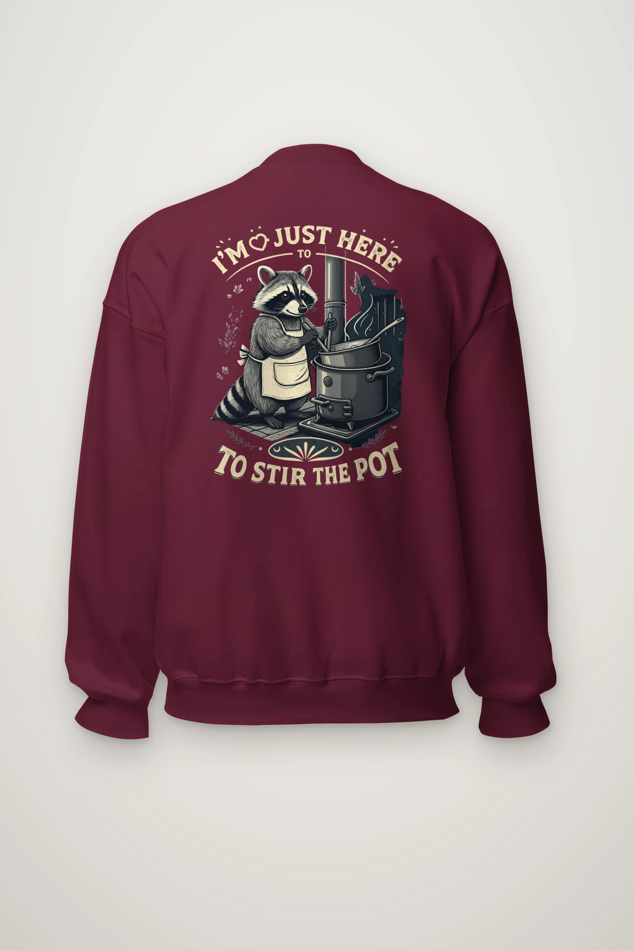 "Here To Stir The Pot" Heavy Blend Unisex Crewneck Sweatshirt