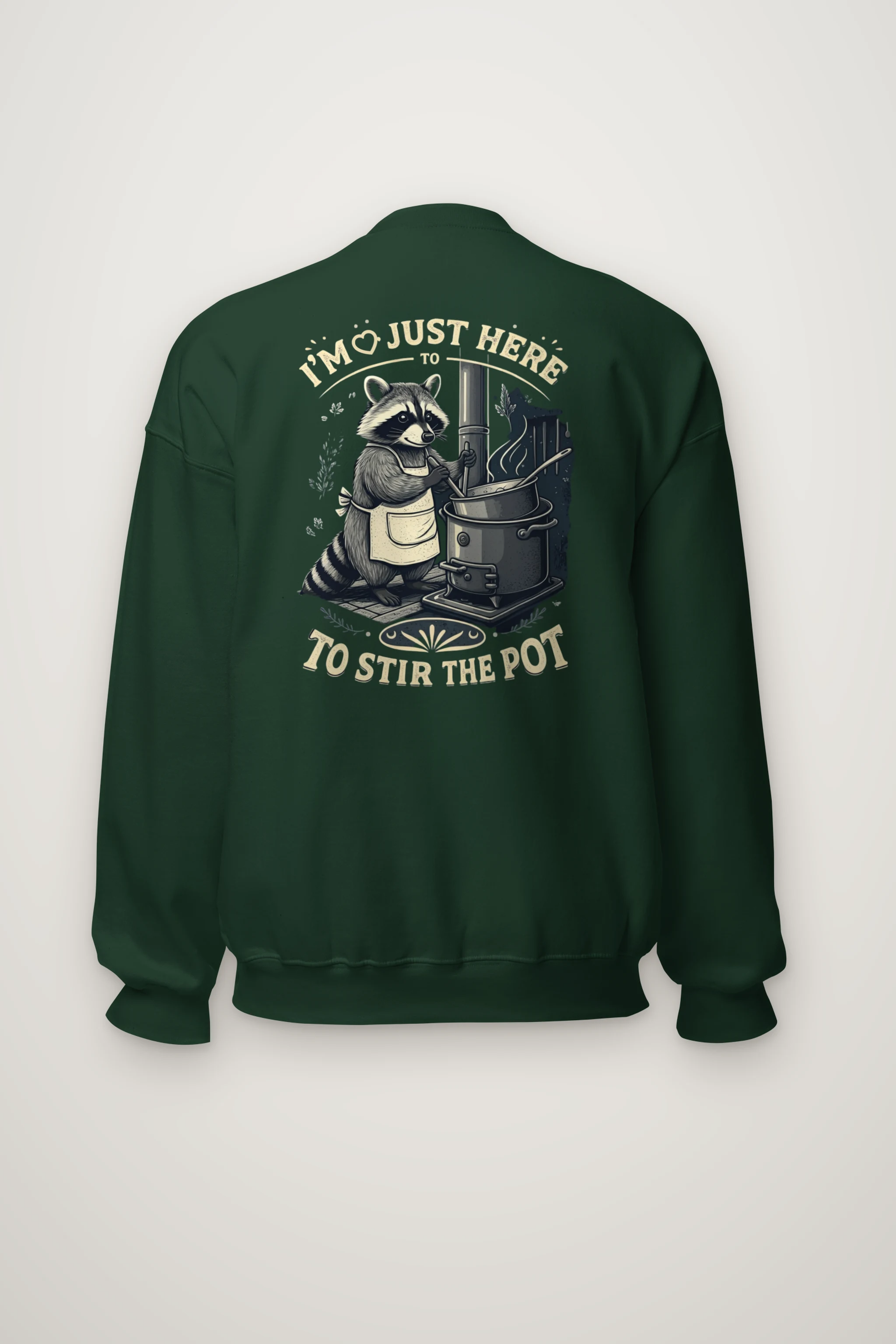 "Here To Stir The Pot" Heavy Blend Unisex Crewneck Sweatshirt