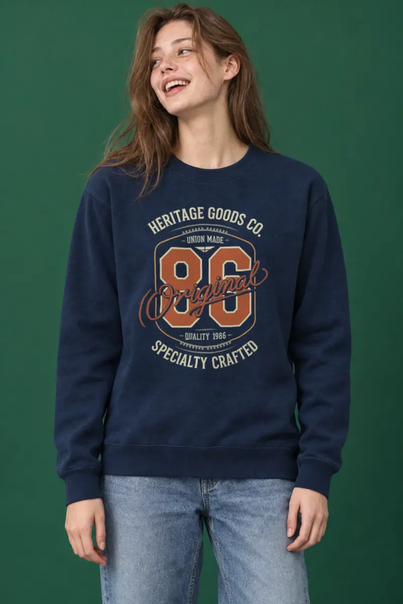 "Heritage 86 Original" Heavy Blend Unisex Crewneck Sweatshirt