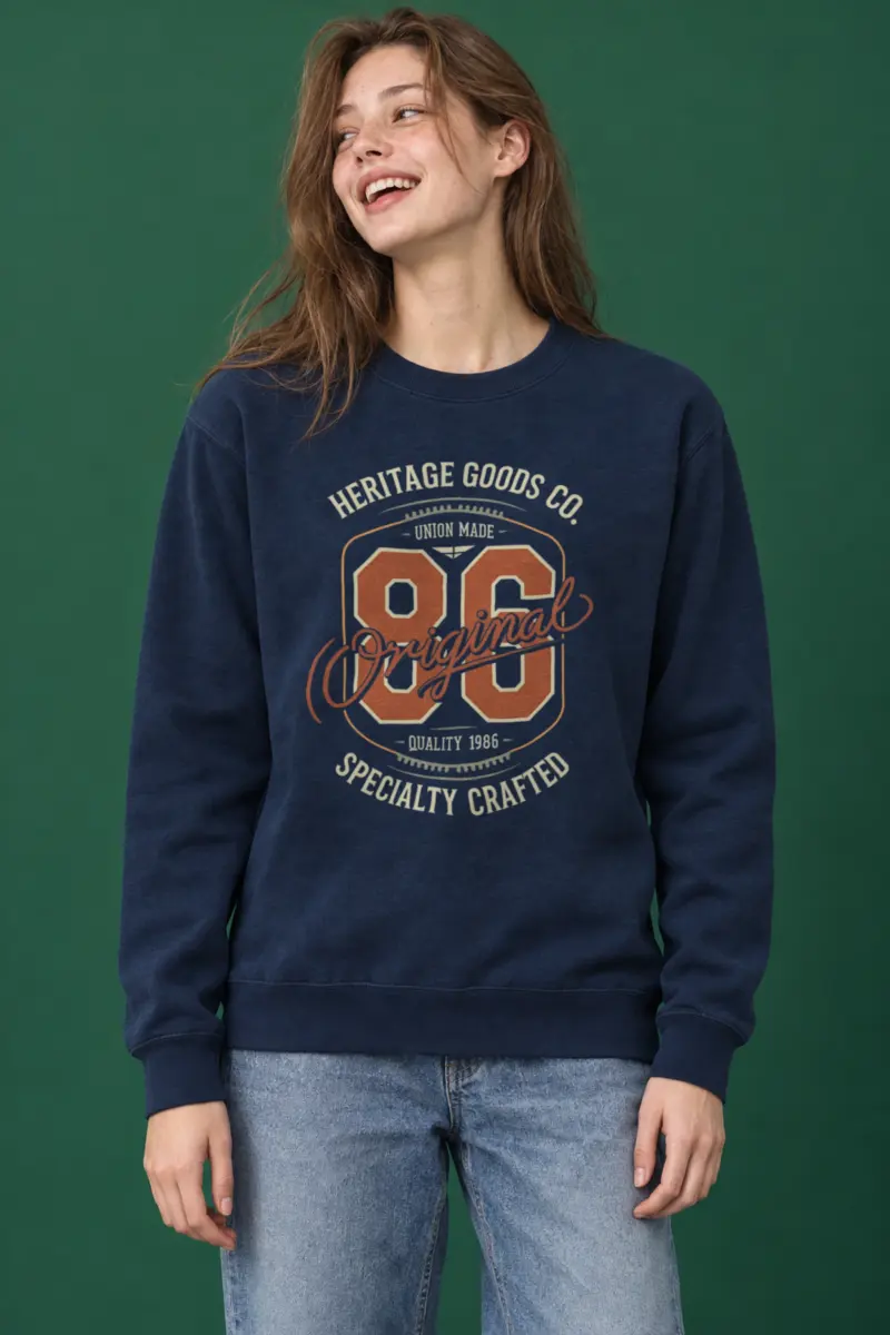 "Heritage 86 Original" Heavy Blend Unisex Crewneck Sweatshirt