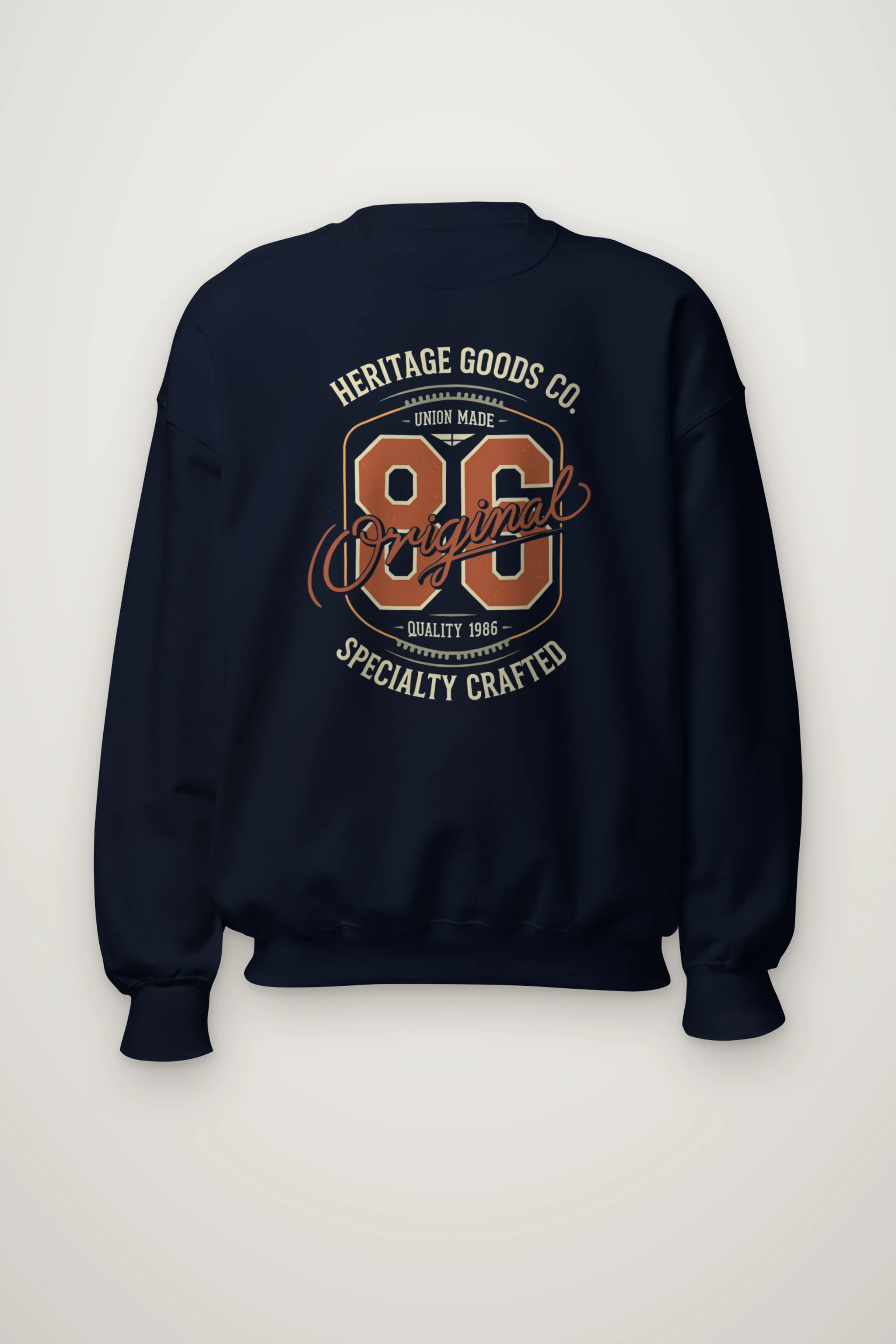 "Heritage 86 Original" Heavy Blend Unisex Crewneck Sweatshirt