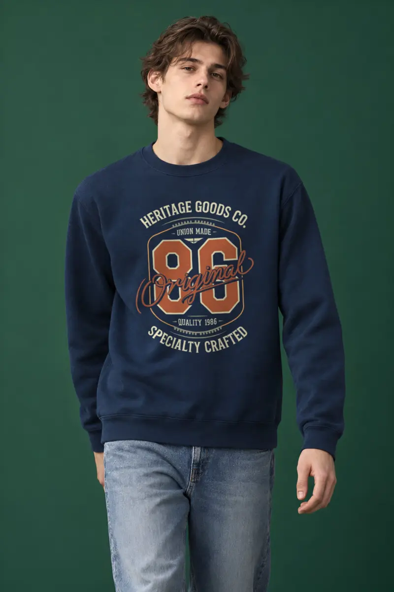 "Heritage 86 Original" Heavy Blend Unisex Crewneck Sweatshirt