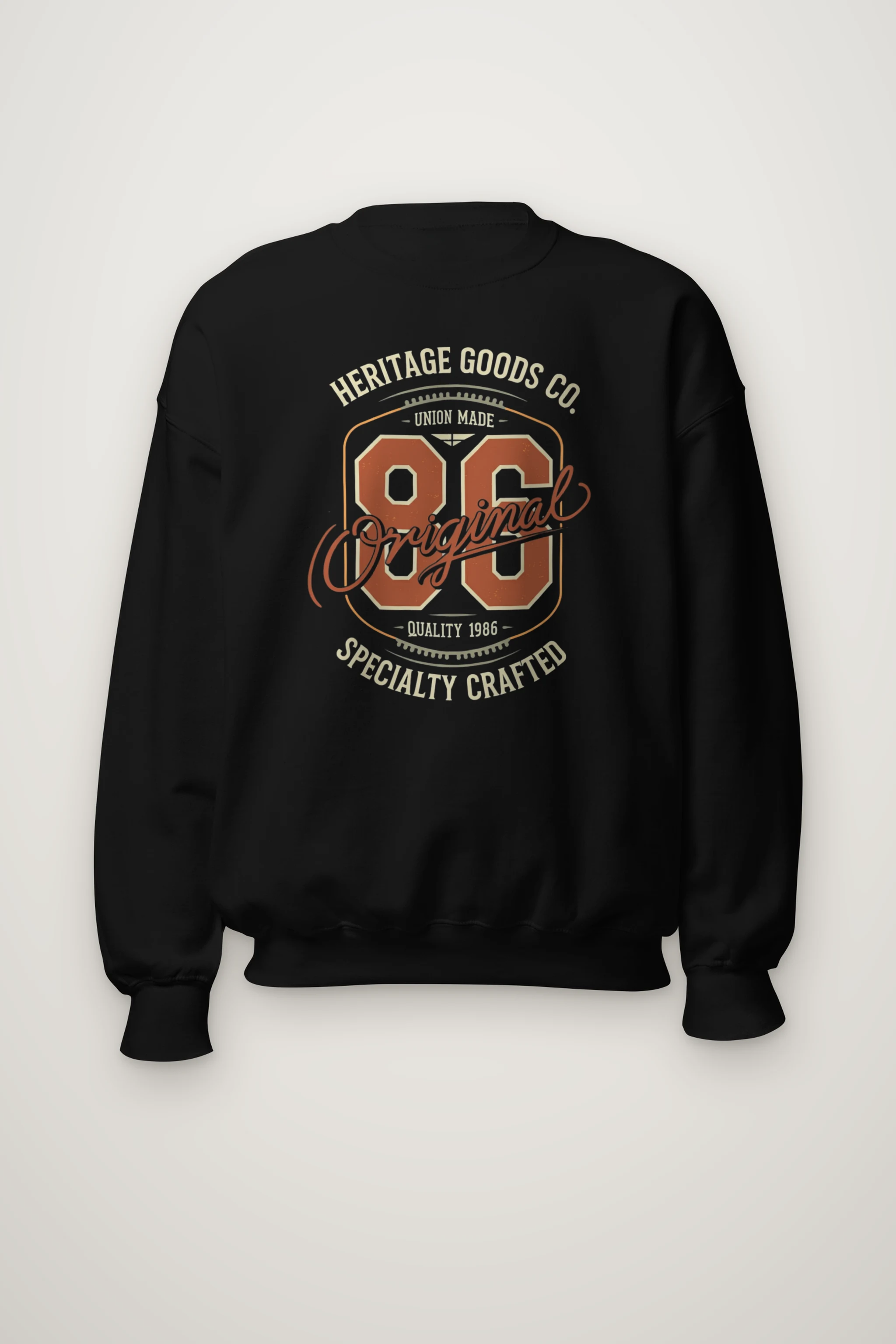 "Heritage 86 Original" Heavy Blend Unisex Crewneck Sweatshirt