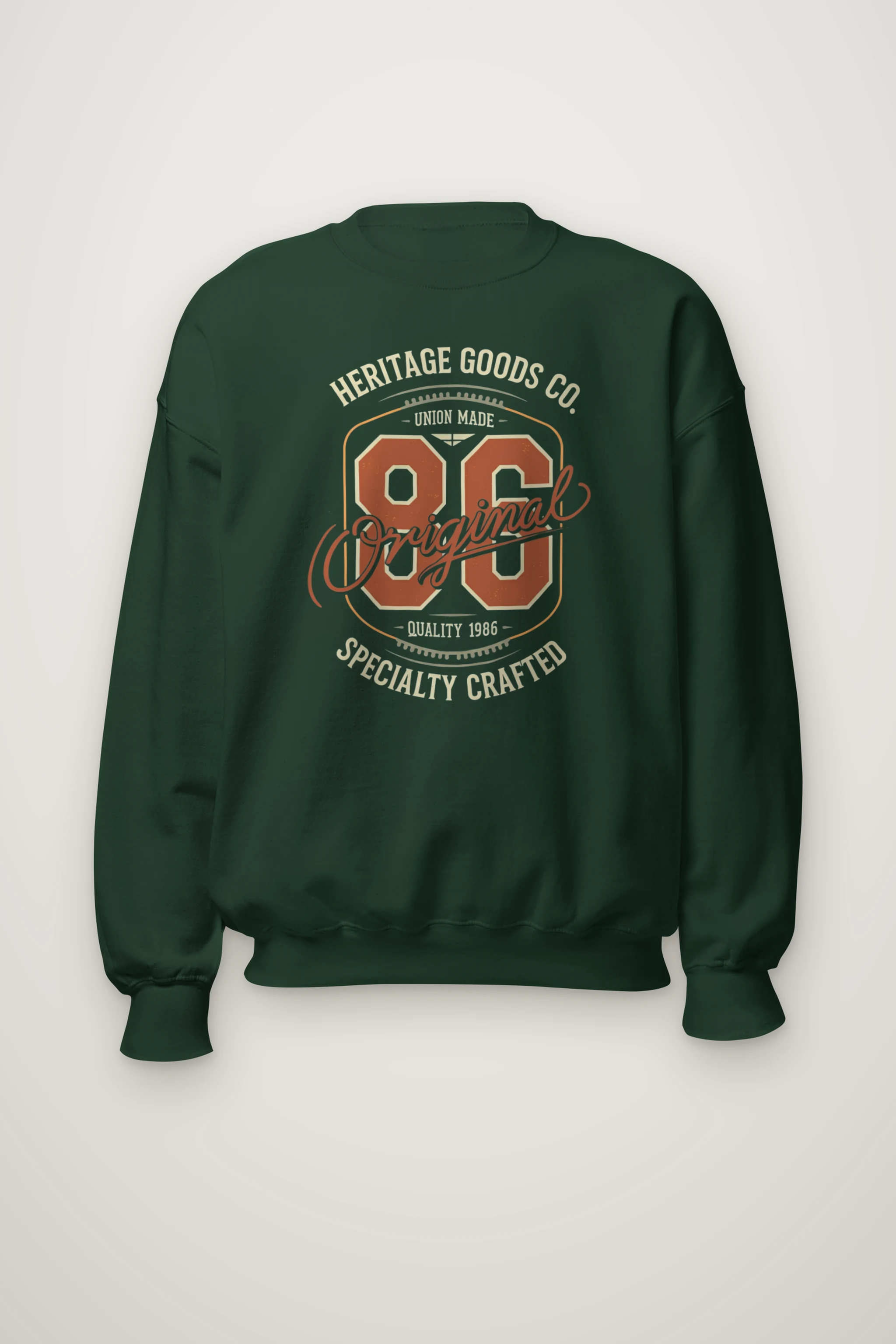 "Heritage 86 Original" Heavy Blend Unisex Crewneck Sweatshirt