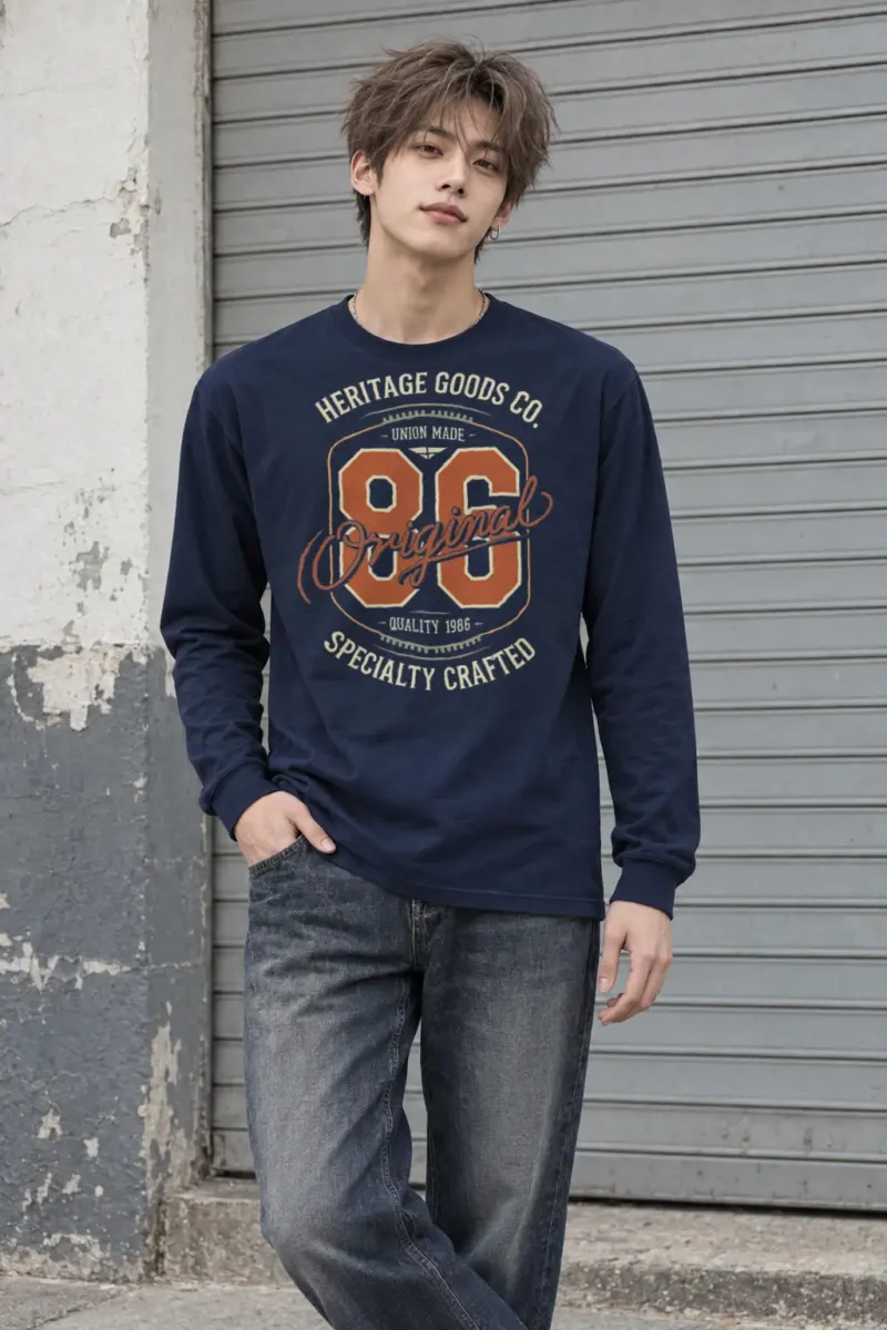 "Heritage Goods 86" Unisex Longsleeve T-shirt