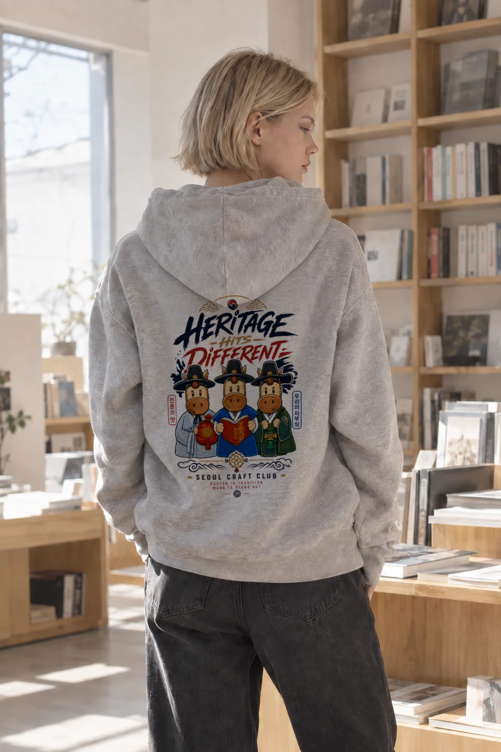 "Heritage Hits Different" Heavy Blend Unisex Pullover Hoodie | Gildan 18500