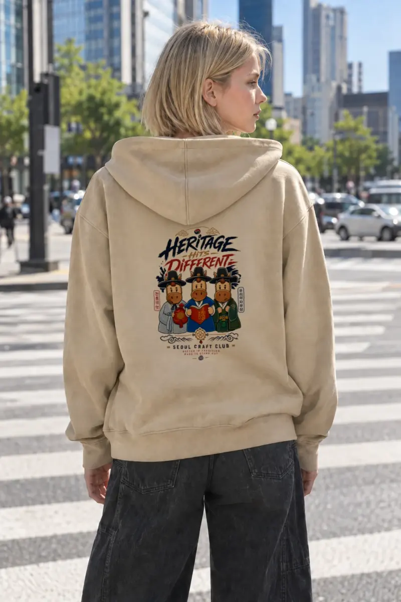 "Heritage Hits Different" Heavy Blend Unisex Pullover Hoodie | Gildan 18500