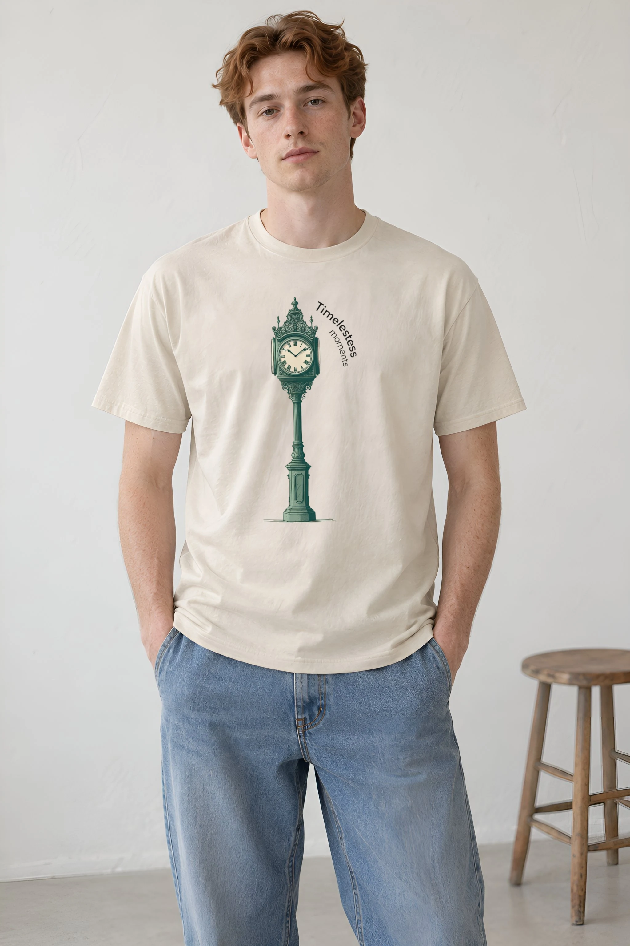 "Heritage Hour" Heavyweight Unisex Crewneck T-shirt