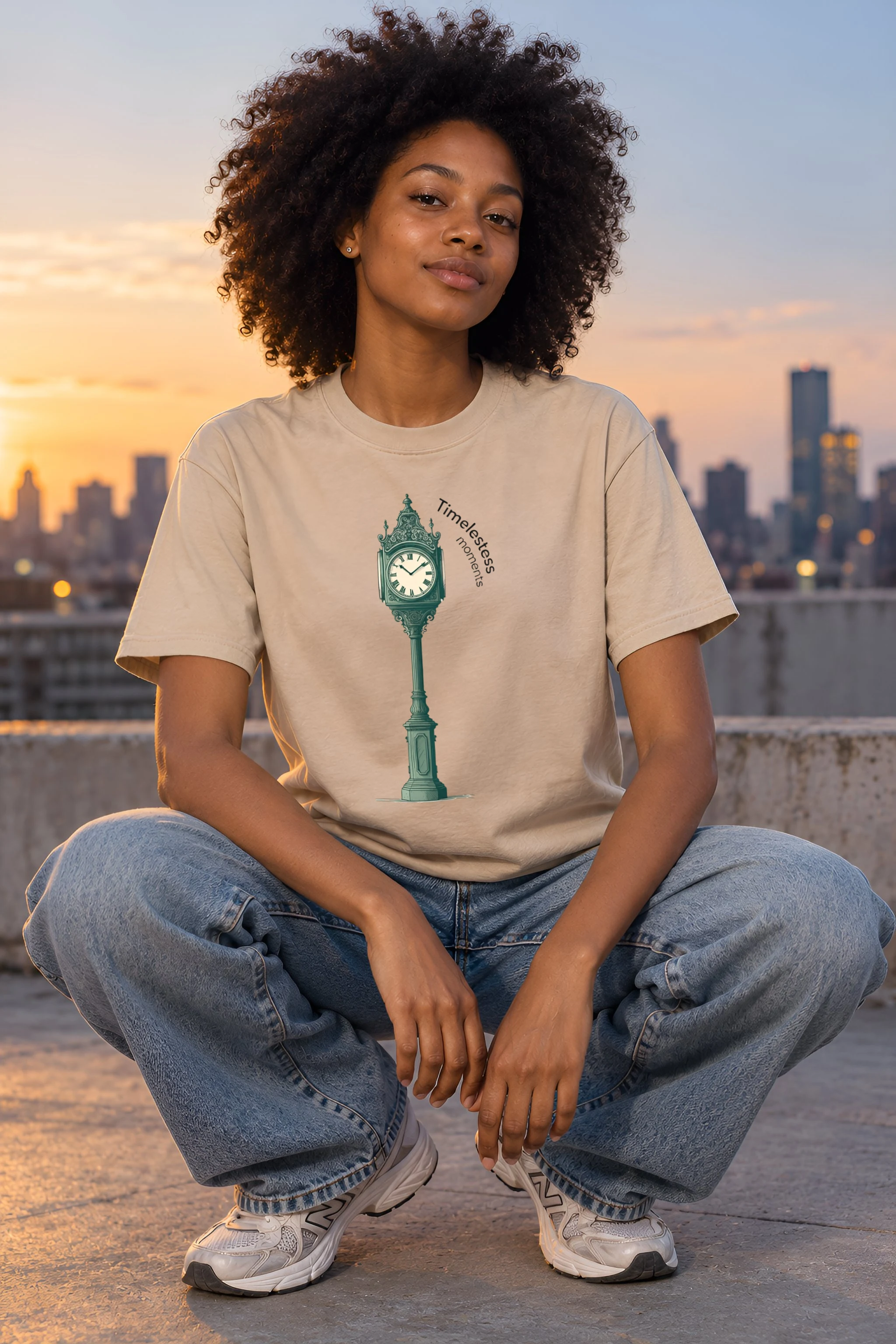 "Heritage Hour" Heavyweight Unisex Crewneck T-shirt