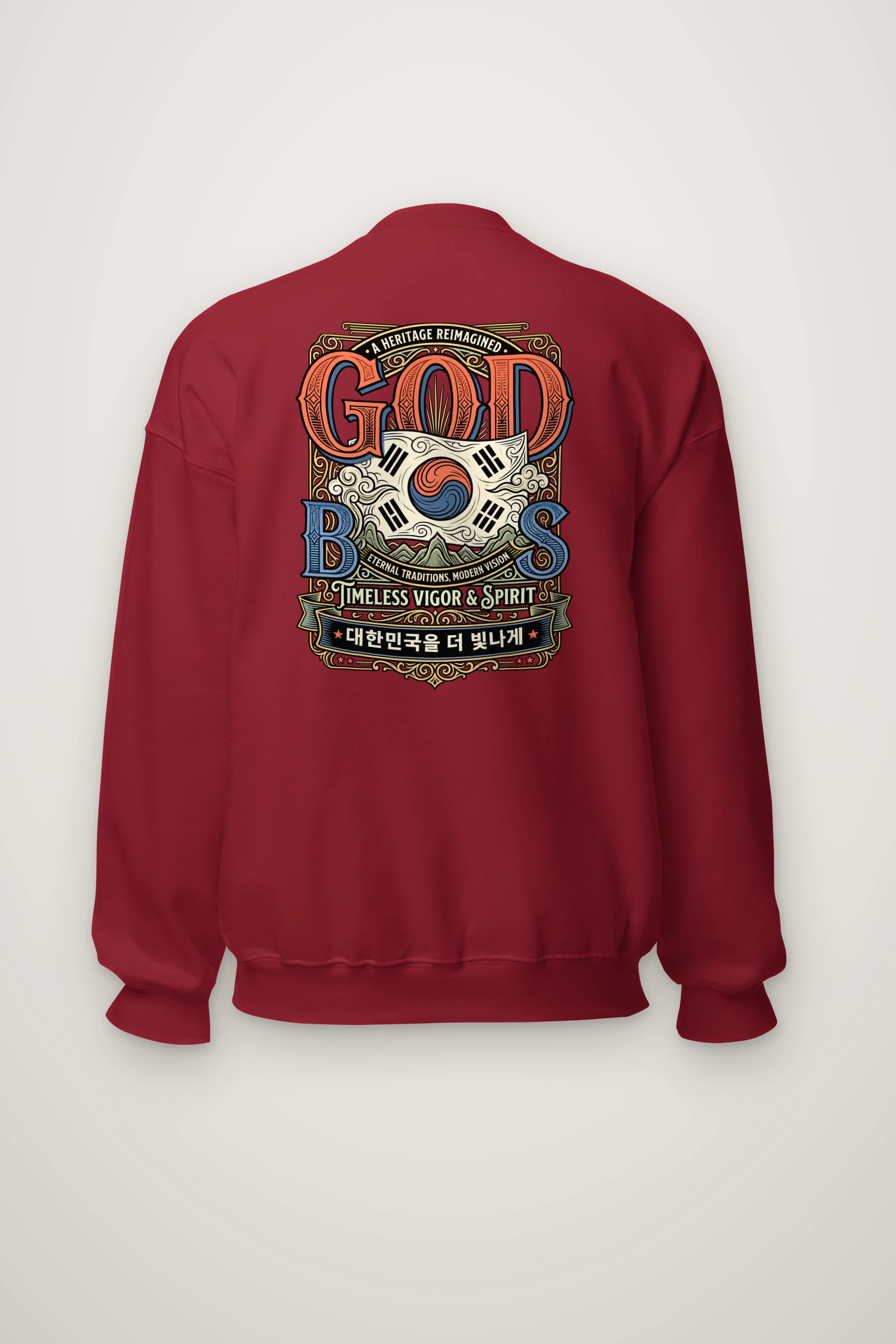 "Heritage Reimagined" Heavy Blend Unisex Crewneck Sweatshirt