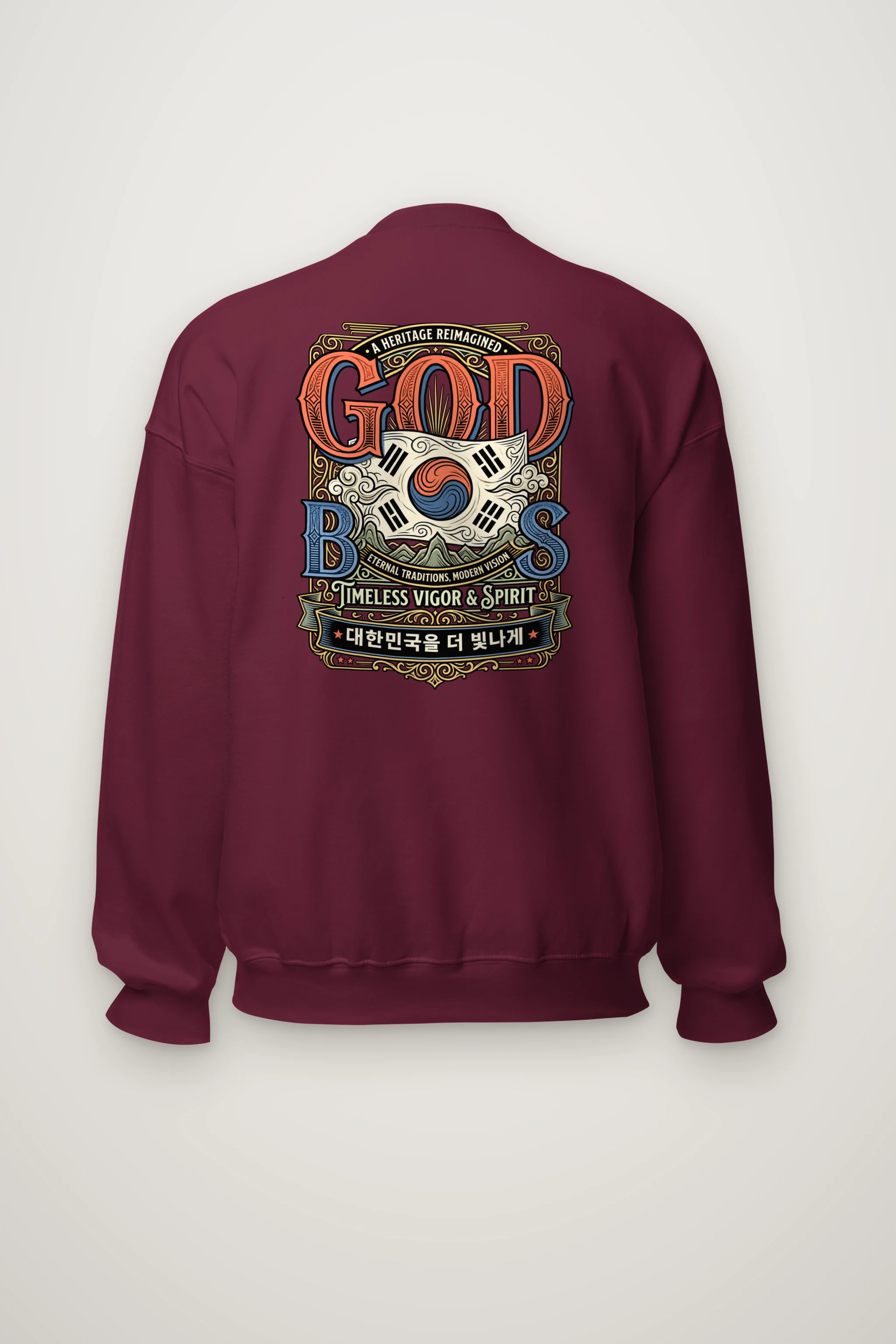 "Heritage Reimagined" Heavy Blend Unisex Crewneck Sweatshirt