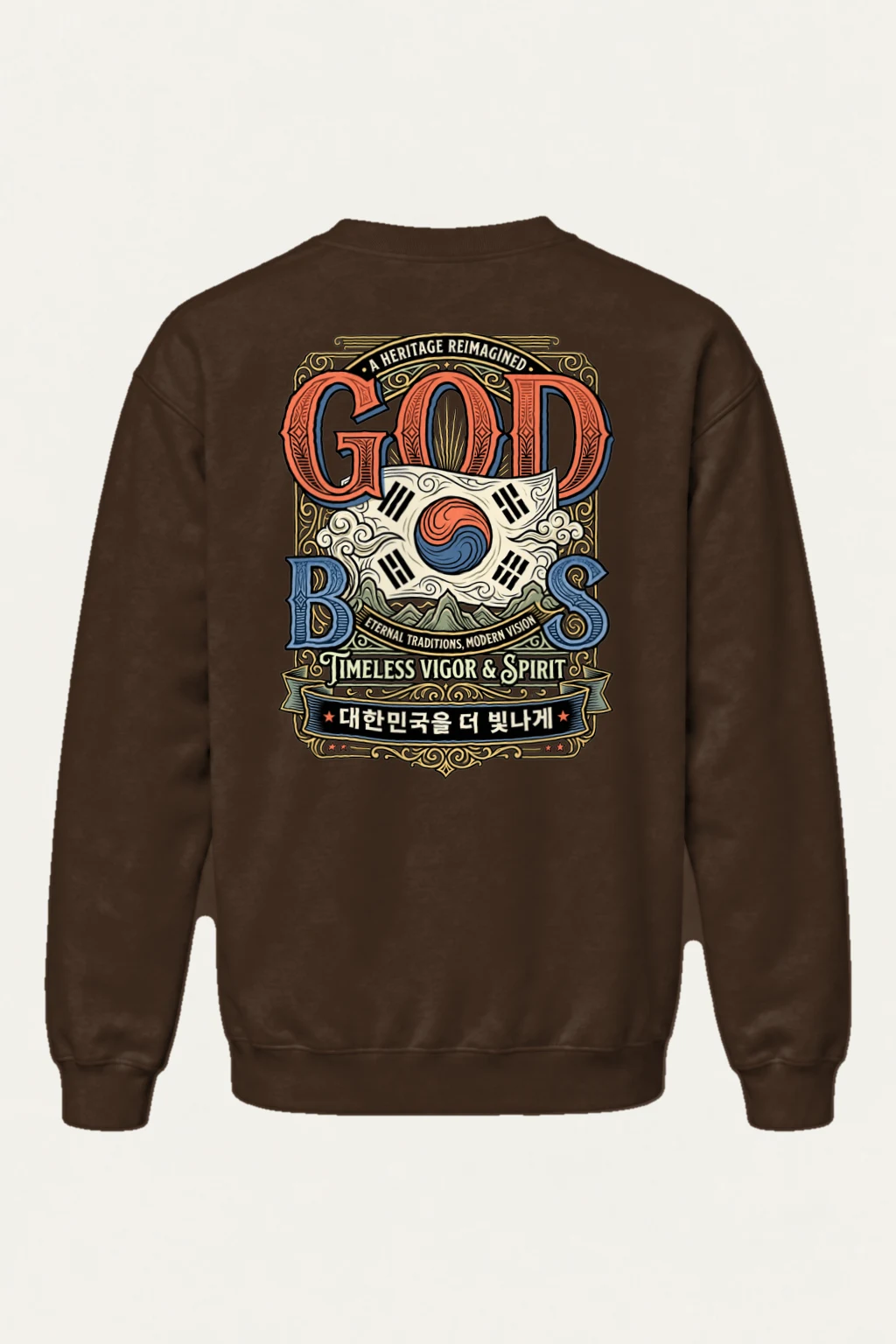 "Heritage Reimagined" Heavy Blend Unisex Crewneck Sweatshirt | Gildan 18000
