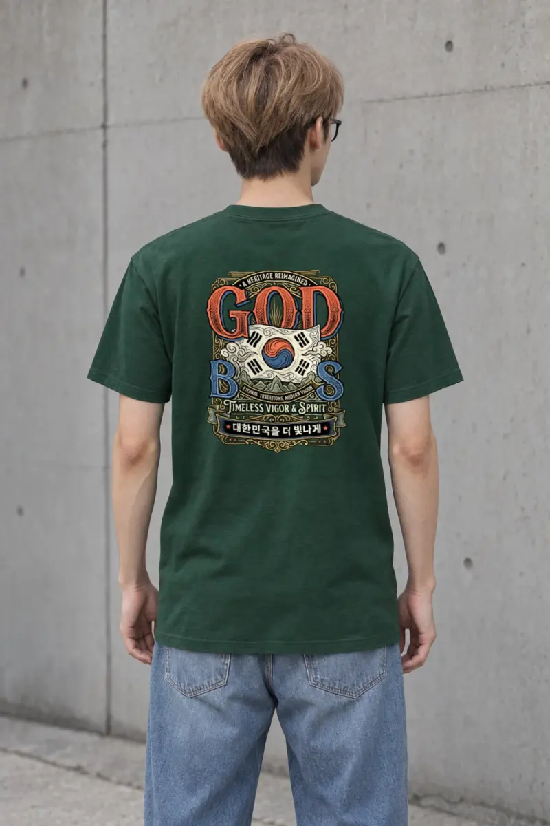 "Heritage Reimagined" Heavyweight Unisex Crewneck T-shirt