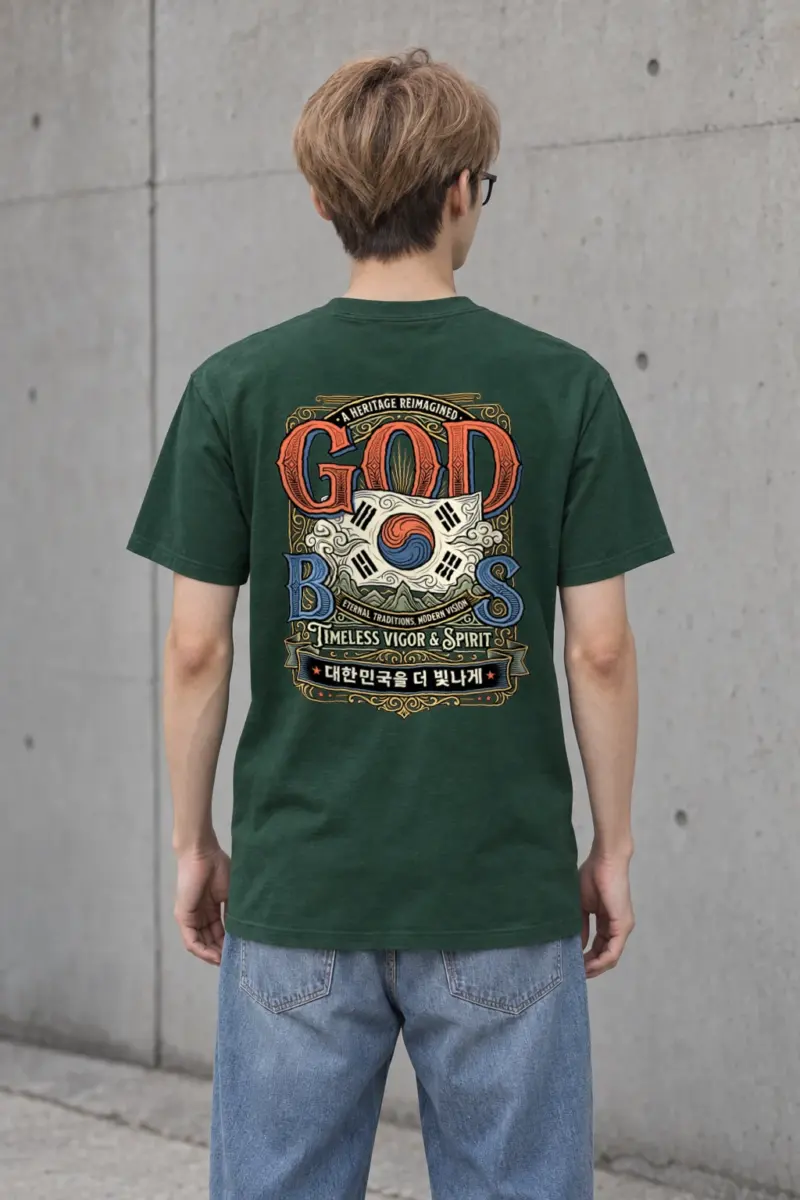 "Heritage Reimagined" Heavyweight Unisex Crewneck T-shirt