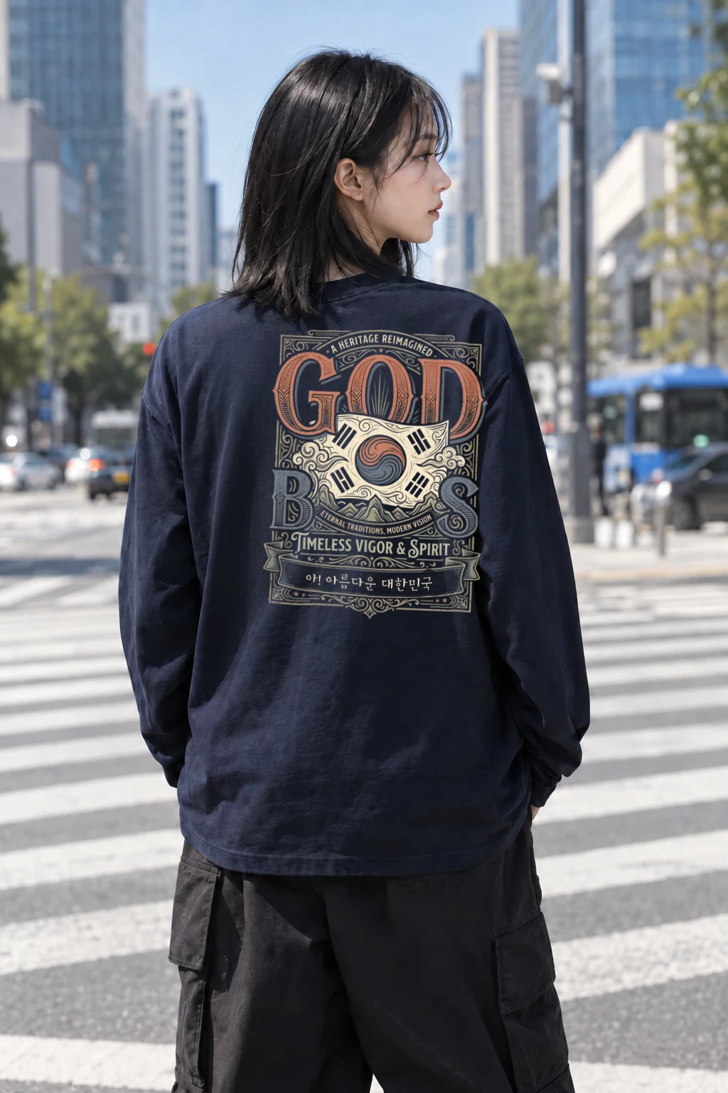 "Heritage Reimagined" Unisex Longsleeve T-shirt | Gildan 2400