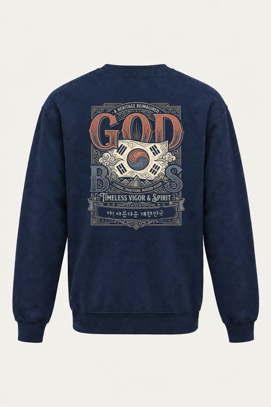 "Heritage Reimagined" Unisex Sponge Fleece Crewneck Sweatshirt | Bella + Canvas 3901