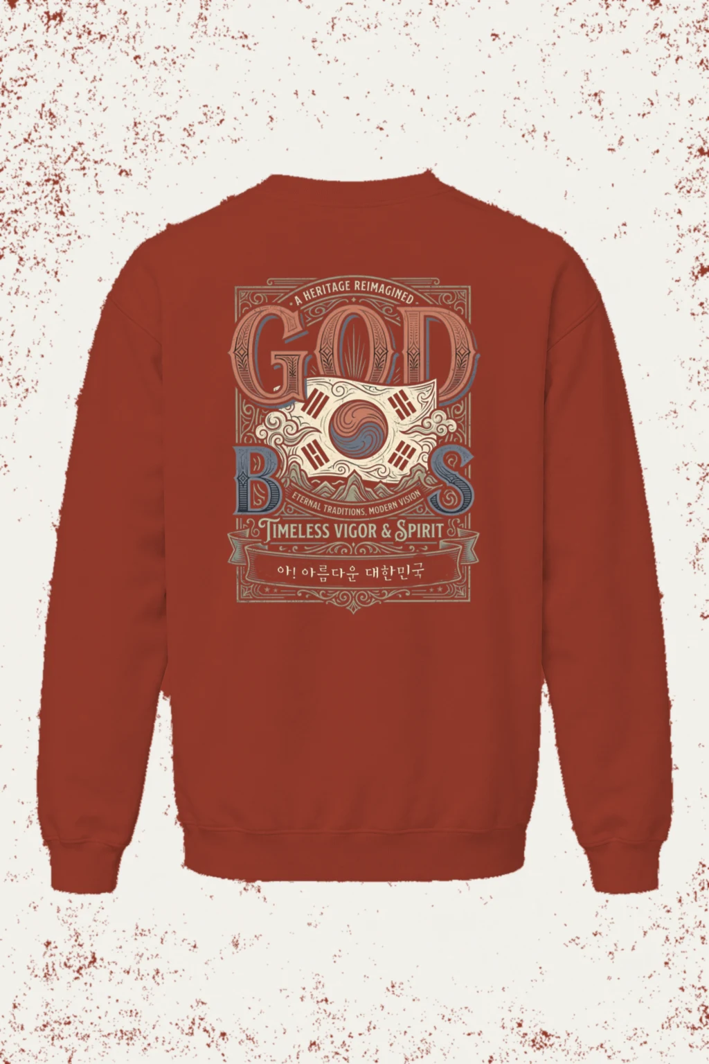"Heritage Reimagined" Unisex Sponge Fleece Crewneck Sweatshirt | Bella + Canvas 3901