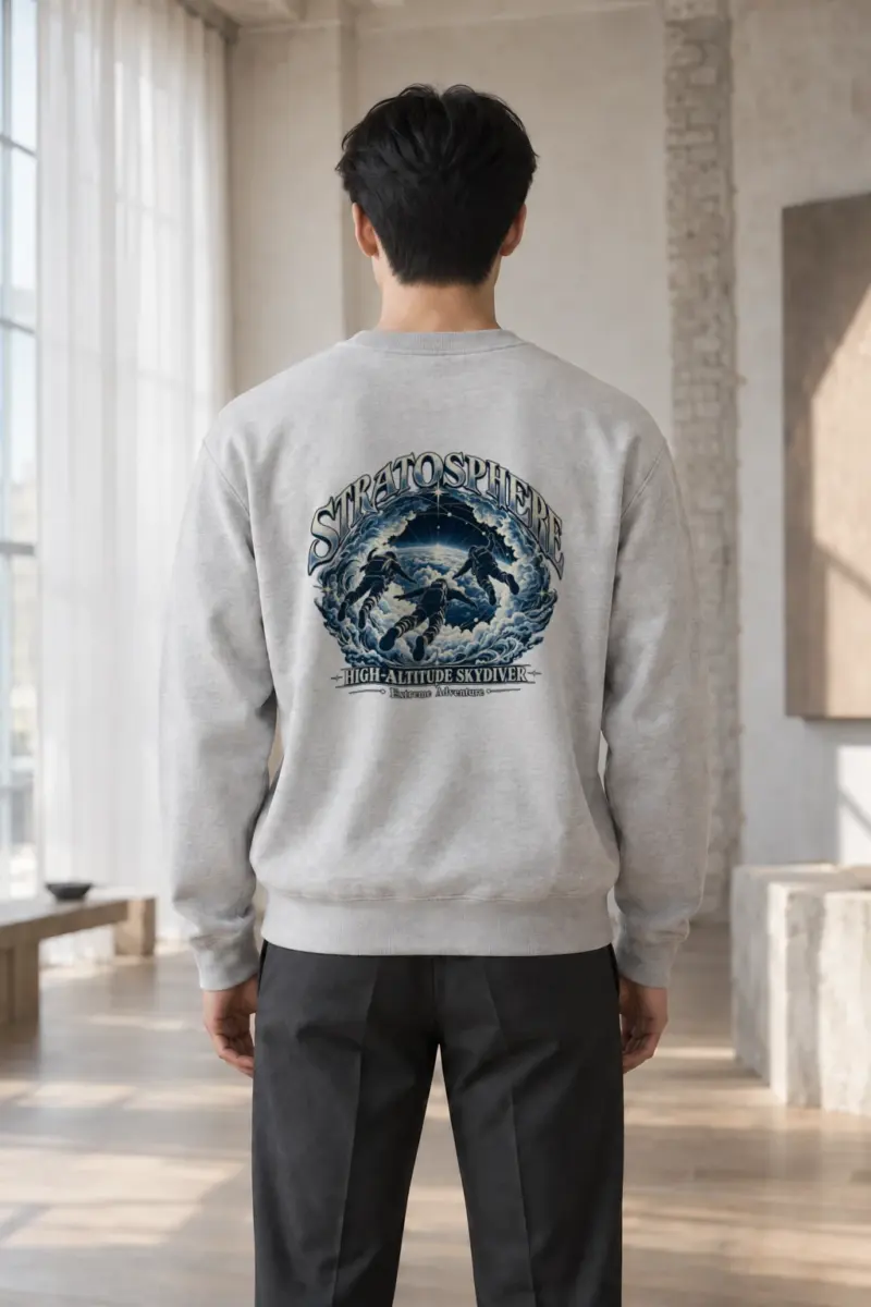 "High-Altitude Skydiver" Heavy Blend Unisex Crewneck Sweatshirt | Gildan 18000