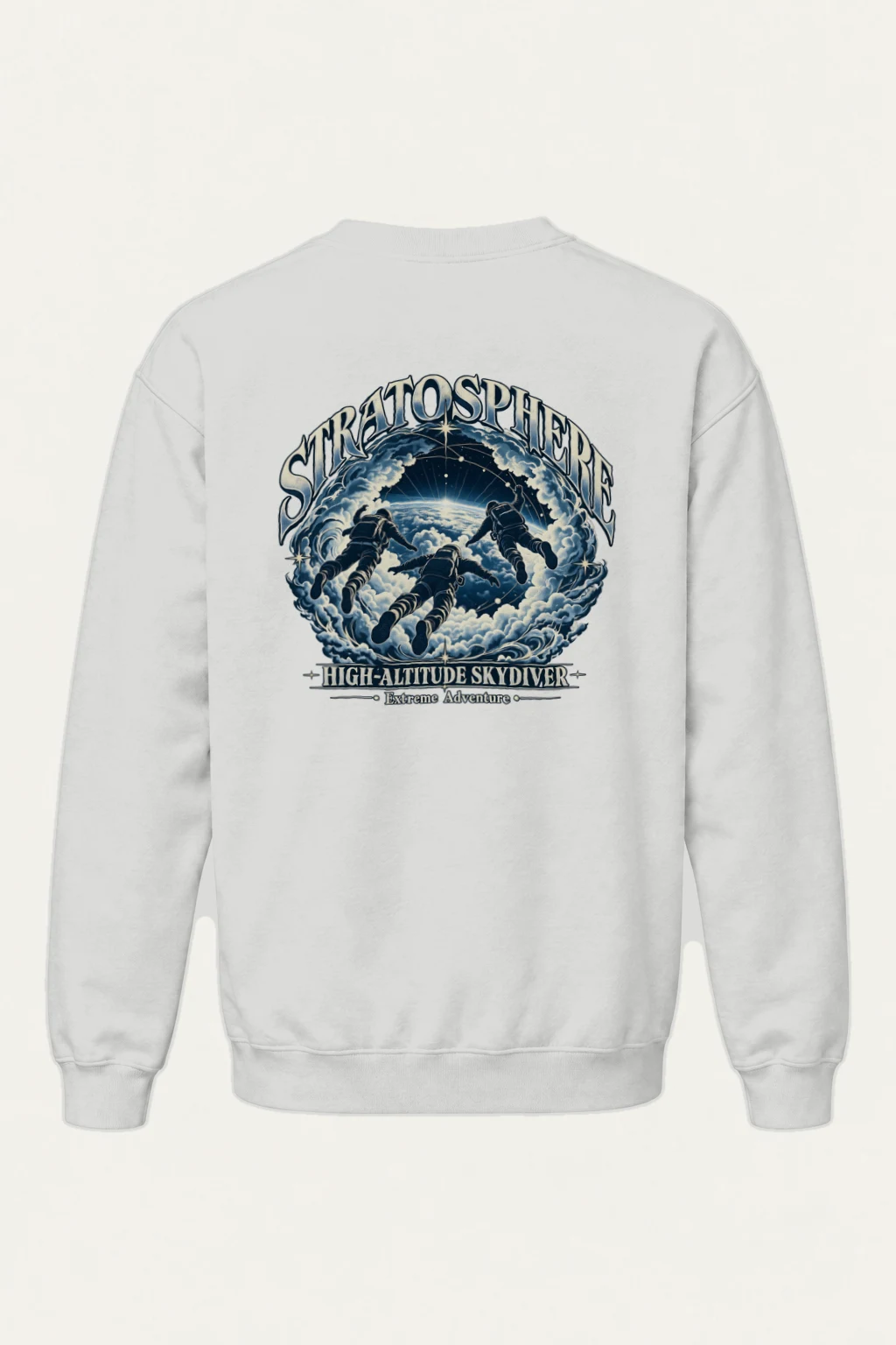 "High-Altitude Skydiver" Heavy Blend Unisex Crewneck Sweatshirt | Gildan 18000