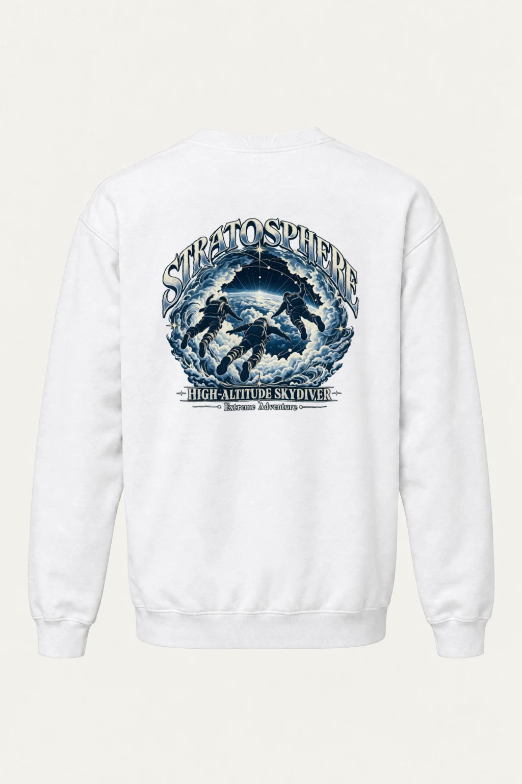 "High-Altitude Skydiver" Heavy Blend Unisex Crewneck Sweatshirt | Gildan 18000