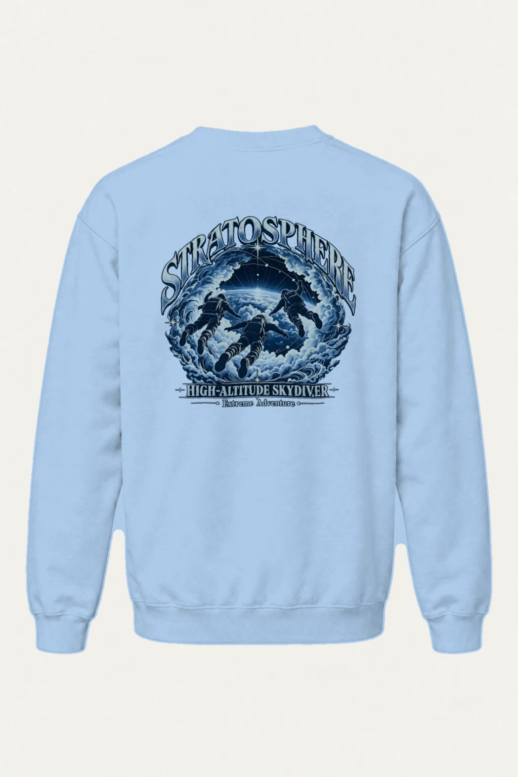 "High-Altitude Skydiver" Heavy Blend Unisex Crewneck Sweatshirt | Gildan 18000