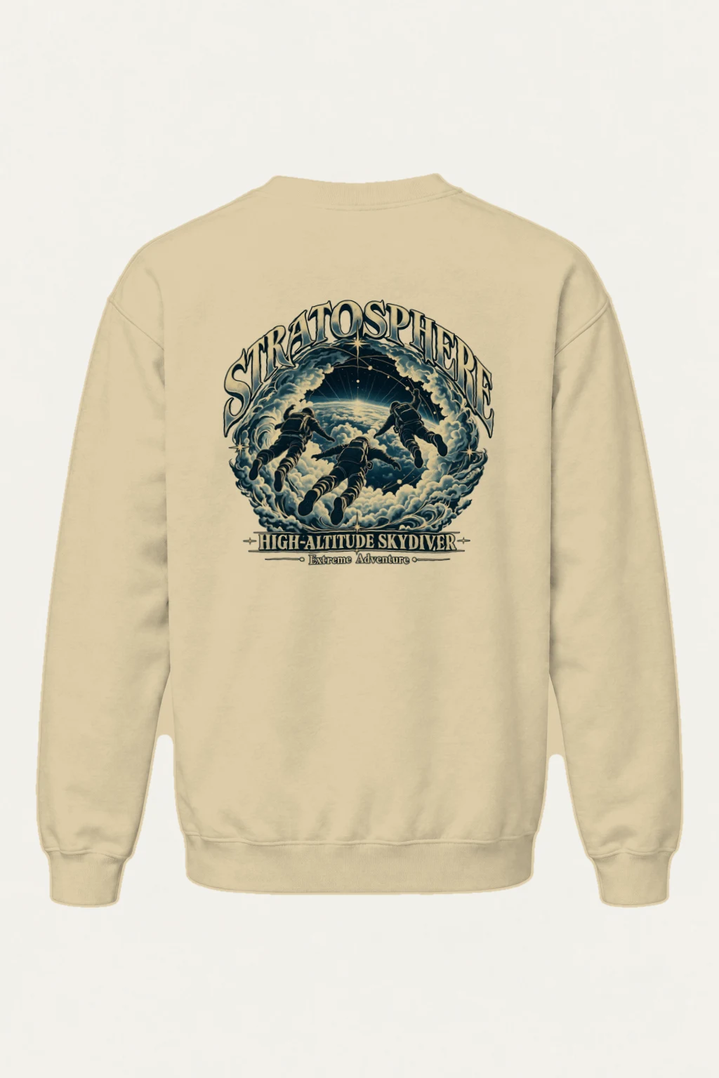 "High-Altitude Skydiver" Heavy Blend Unisex Crewneck Sweatshirt | Gildan 18000