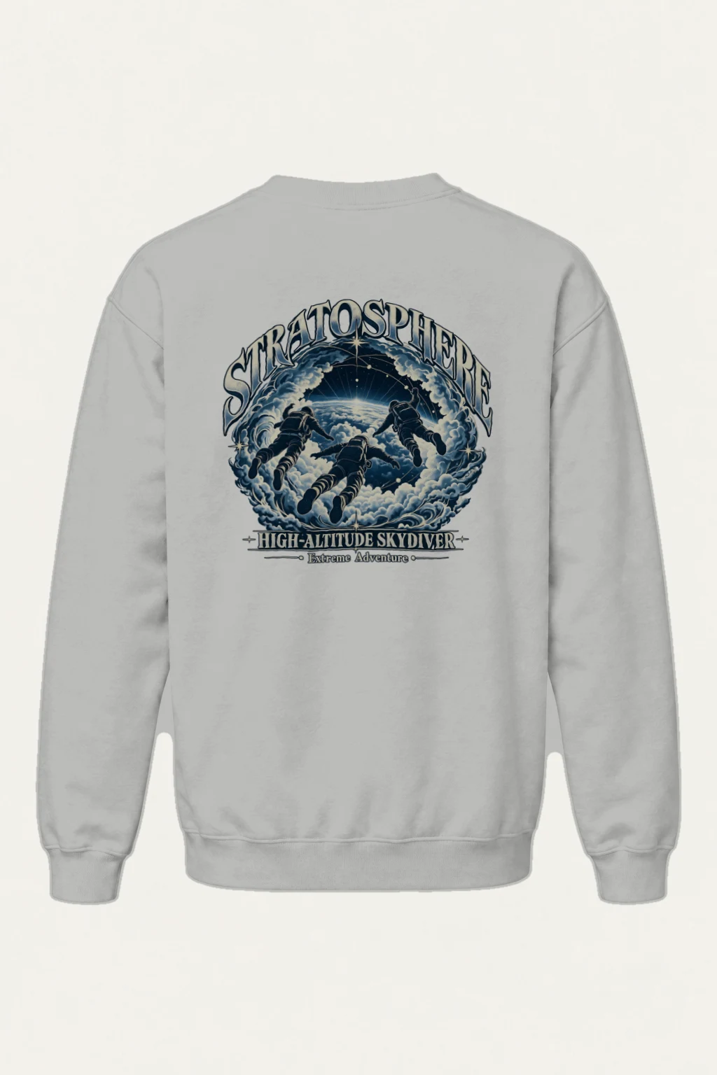 "High-Altitude Skydiver" Heavy Blend Unisex Crewneck Sweatshirt | Gildan 18000