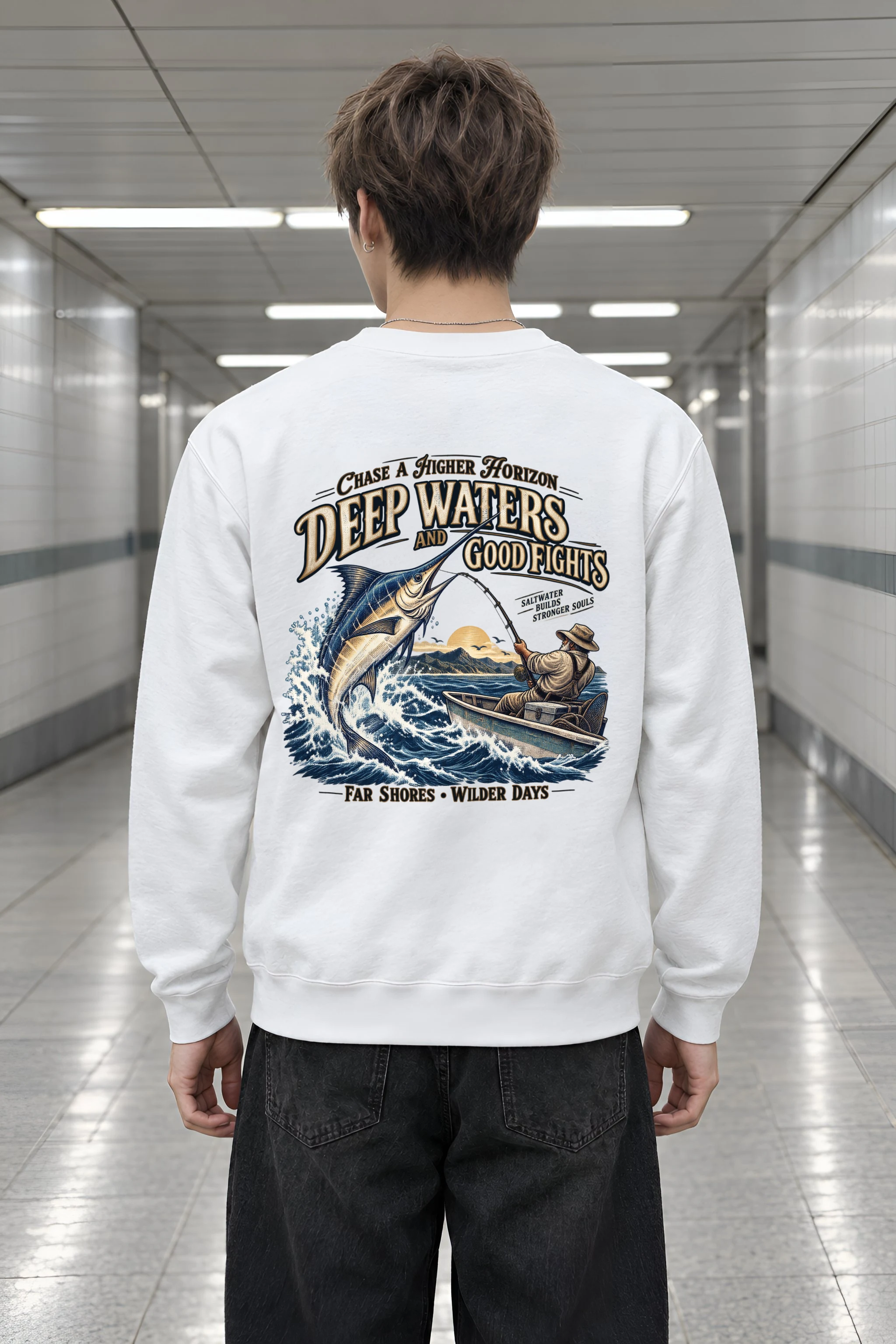 "Higher Horizon" Heavy Blend Unisex Crewneck Sweatshirt