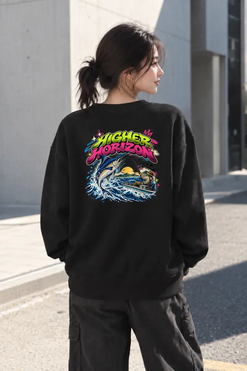 "Higher Horizon" Heavy Blend Unisex Crewneck Sweatshirt | Gildan 18000