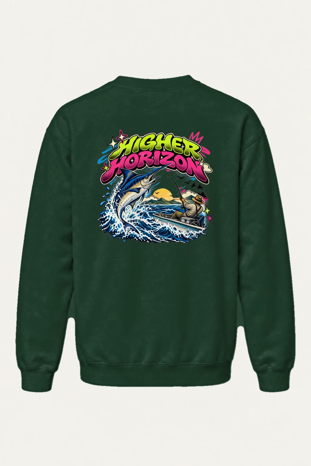 "Higher Horizon" Heavy Blend Unisex Crewneck Sweatshirt | Gildan 18000