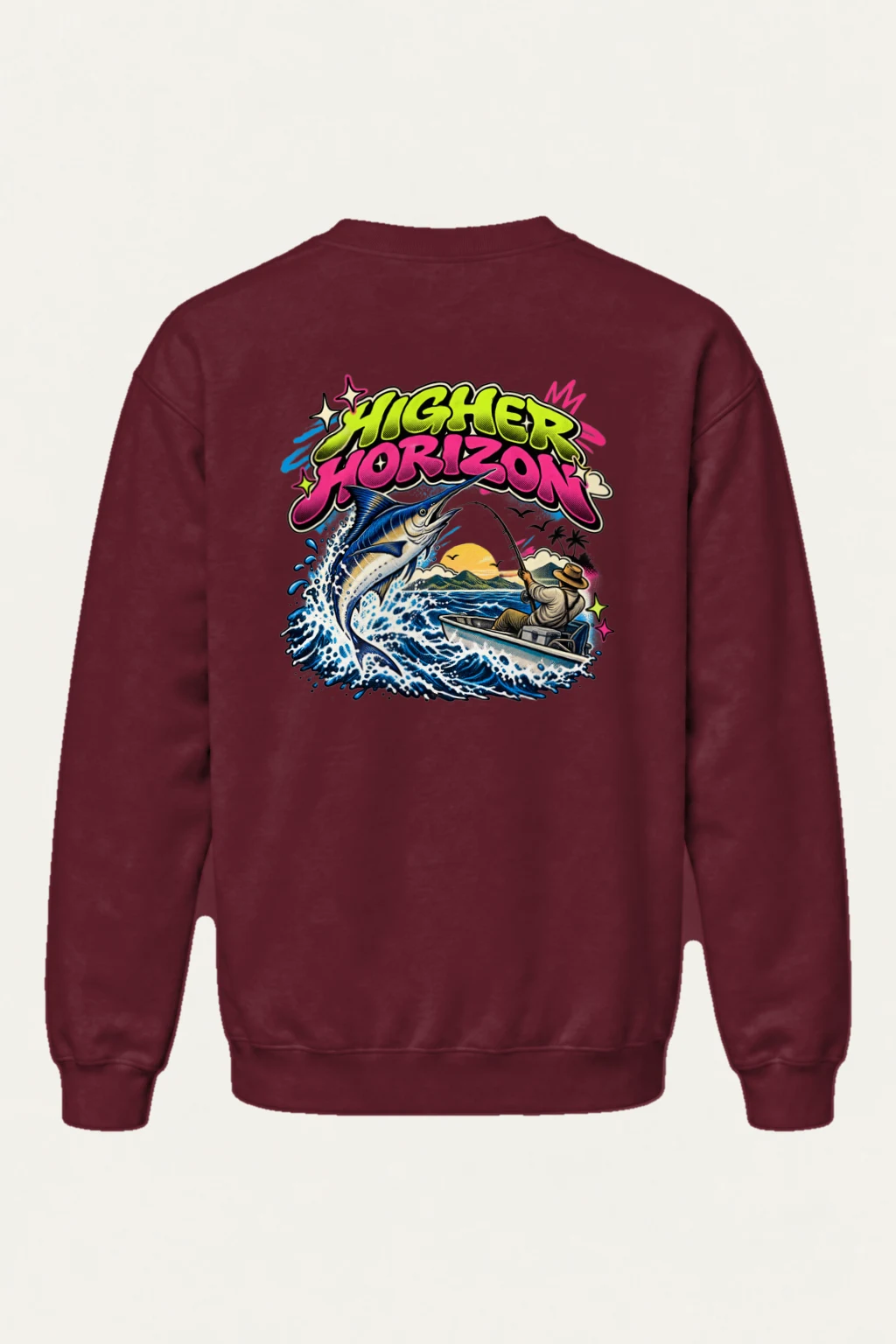 "Higher Horizon" Heavy Blend Unisex Crewneck Sweatshirt | Gildan 18000