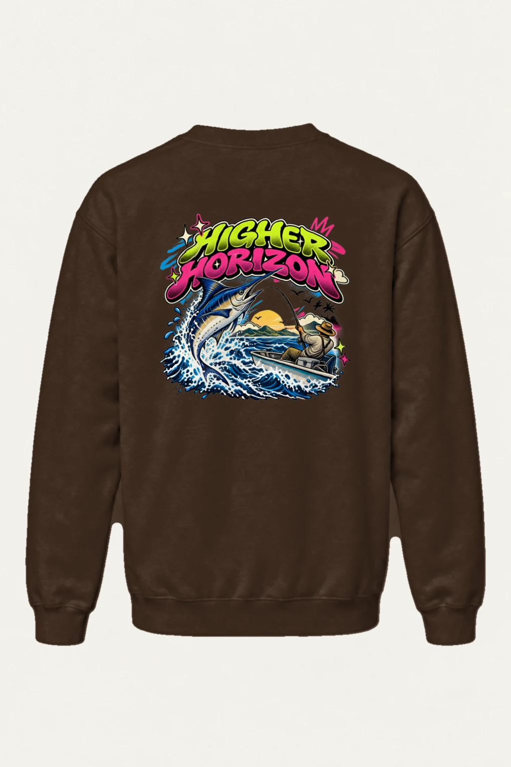 "Higher Horizon" Heavy Blend Unisex Crewneck Sweatshirt | Gildan 18000