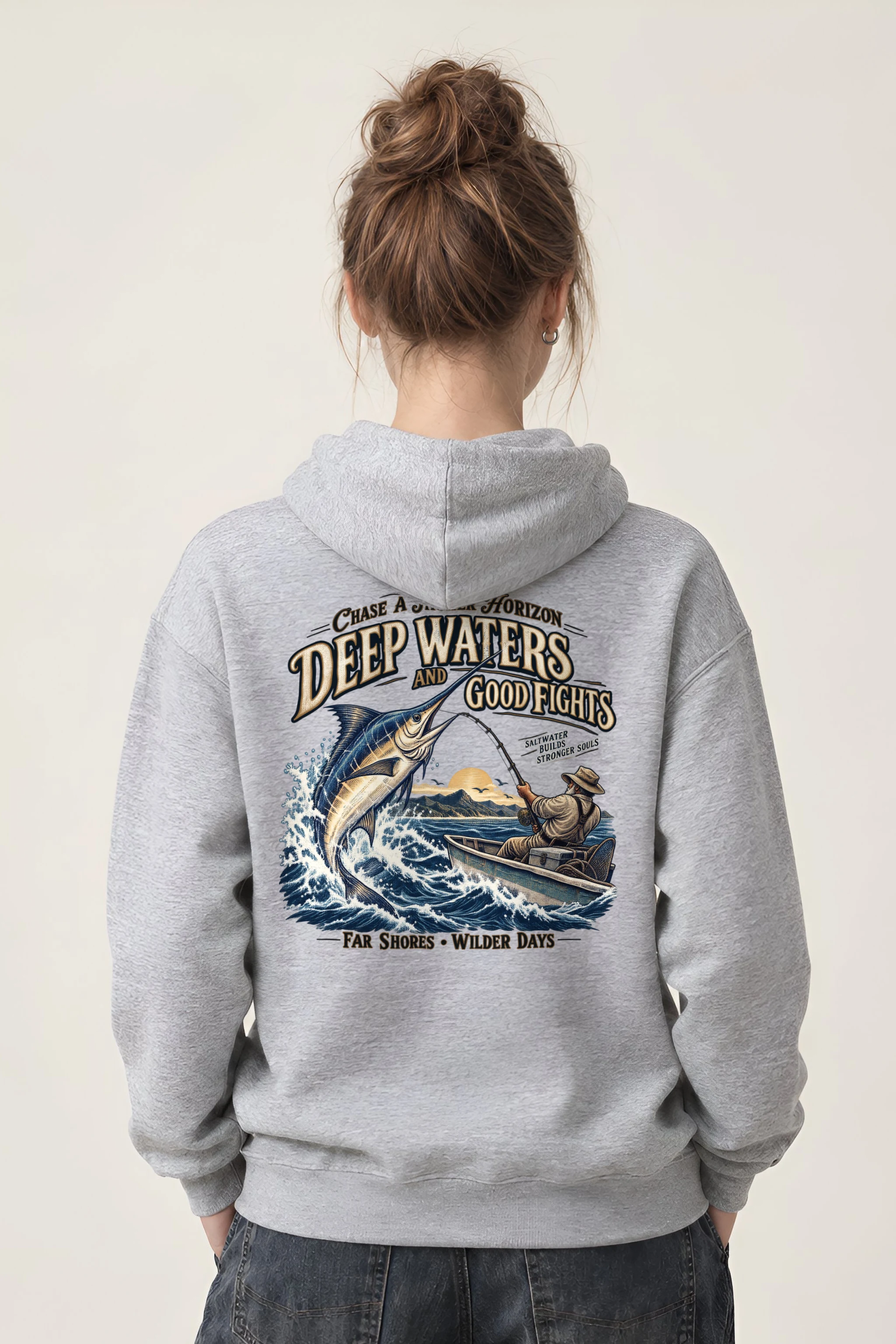 "Higher Horizon" Heavy Blend Unisex Pullover Hoodie