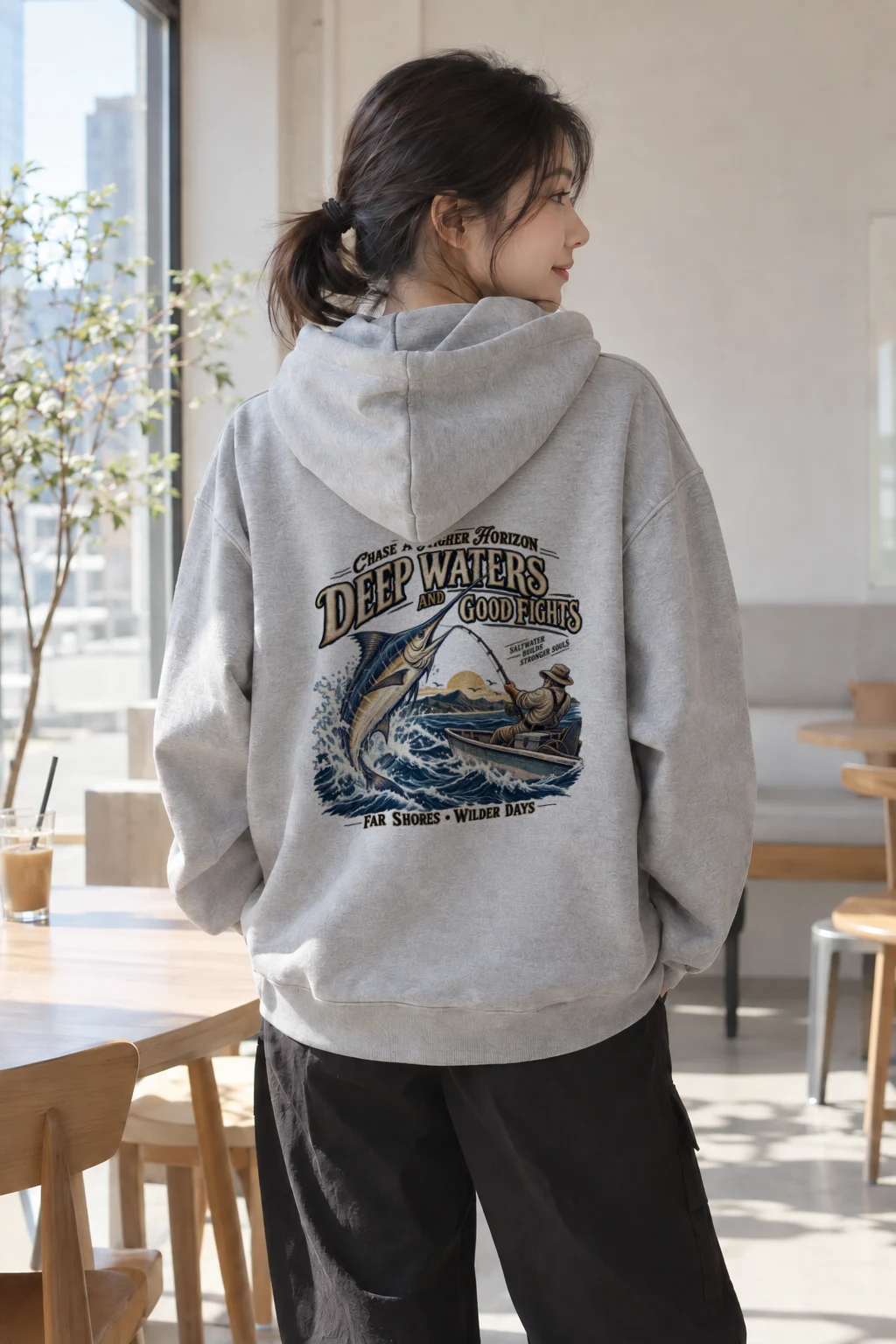 "Higher Horizon" Heavy Blend Unisex Pullover Hoodie | Gildan 18500