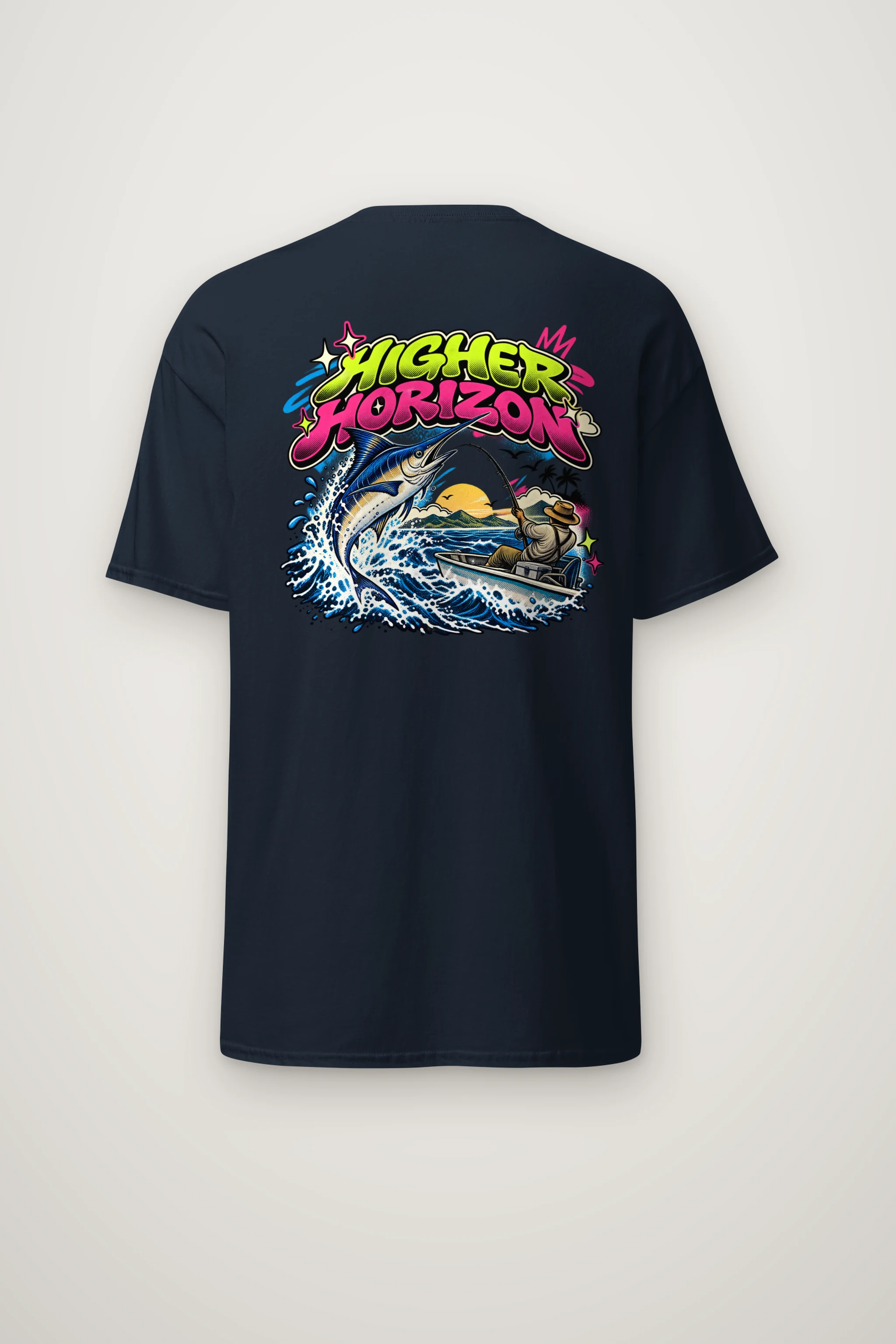 "Higher Horizon" Heavyweight Unisex Crewneck T-shirt