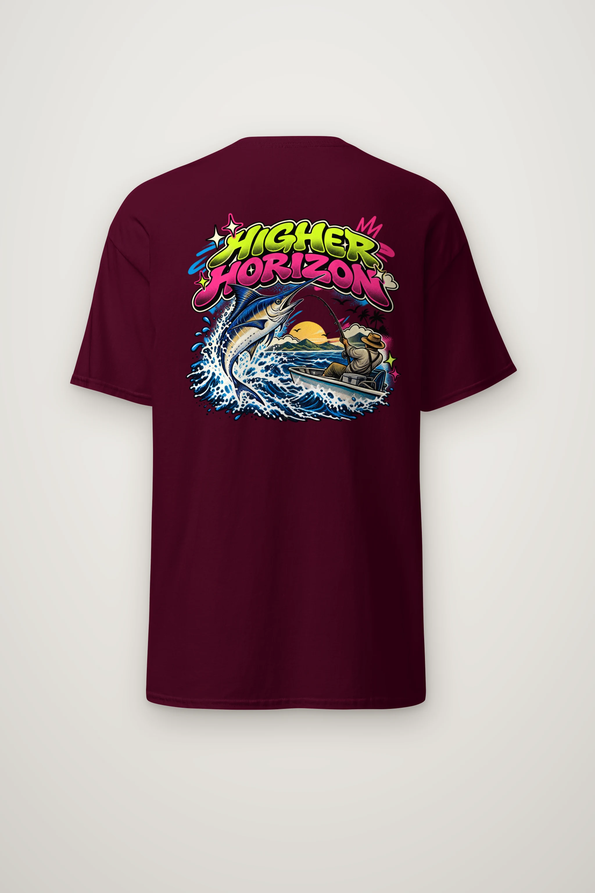 "Higher Horizon" Heavyweight Unisex Crewneck T-shirt