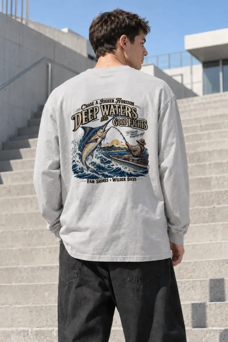 "Higher Horizon" Unisex Longsleeve T-shirt | Gildan 2400