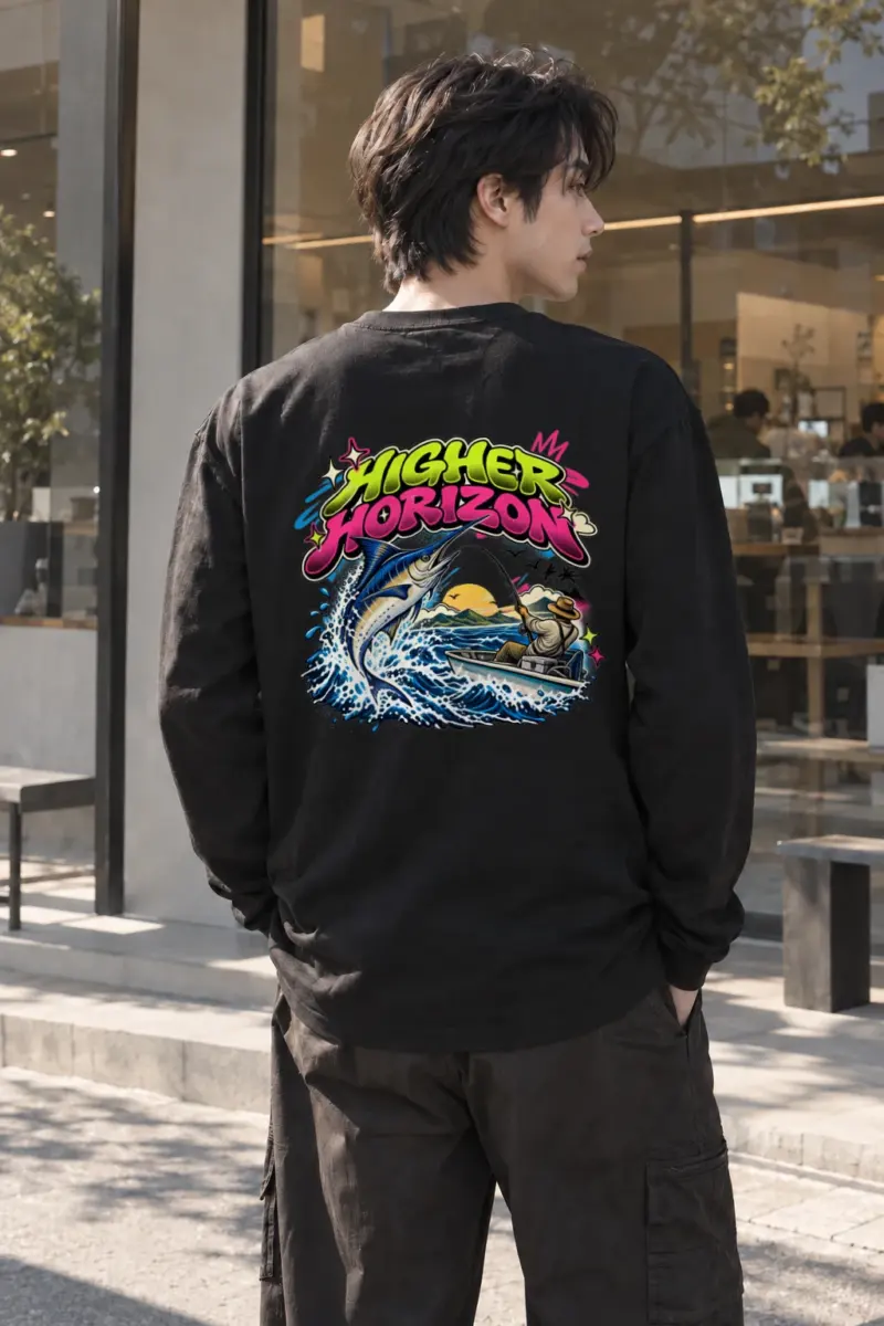 "Higher Horizon" Unisex Longsleeve T-shirt | Gildan 2400