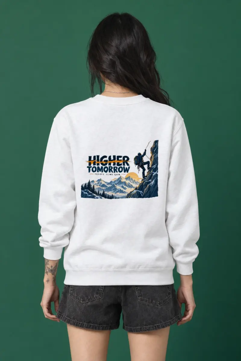 "Higher Tomorrow" Heavy Blend Unisex Crewneck Sweatshirt
