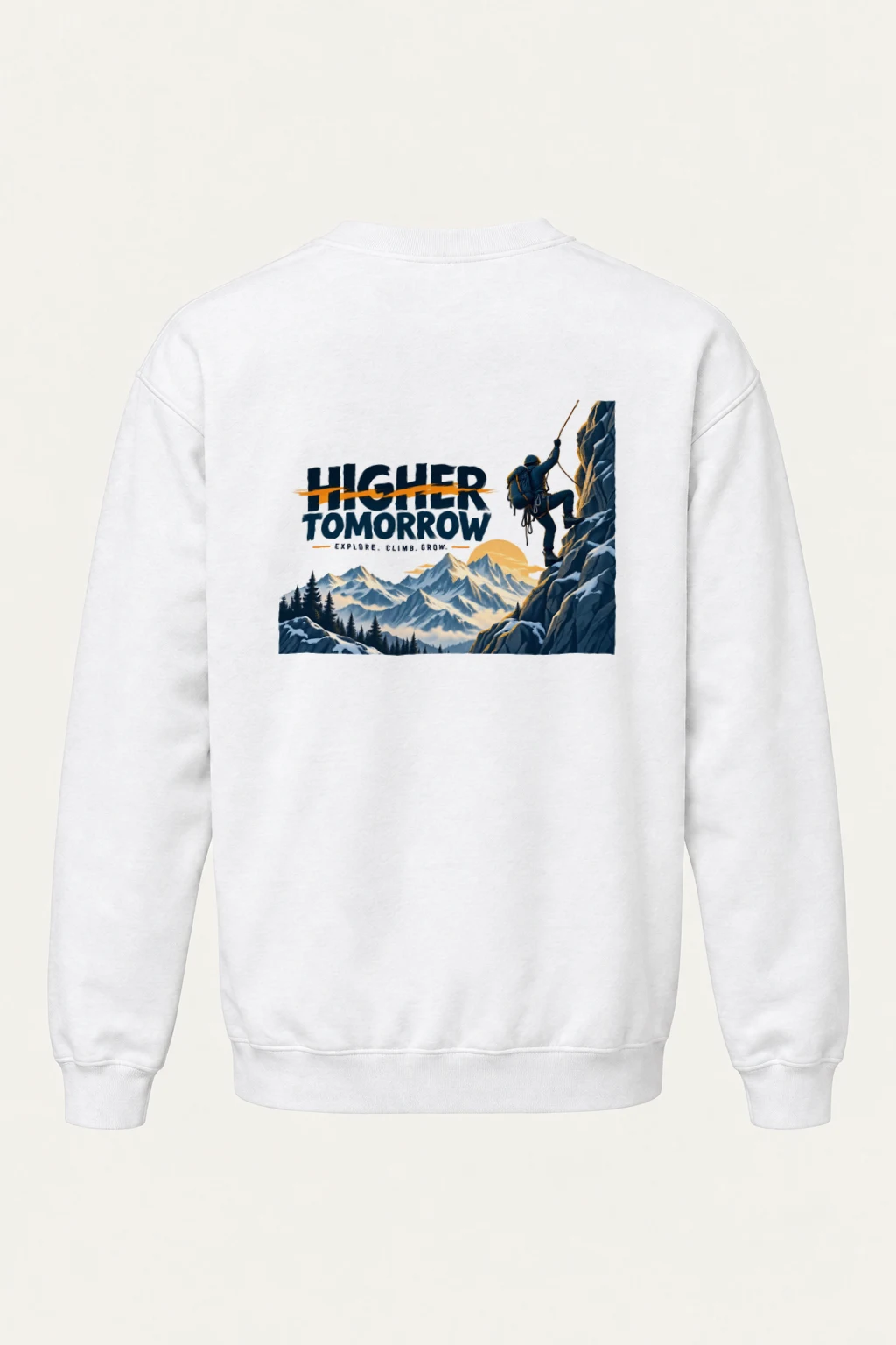 "Higher Tomorrow" Heavy Blend Unisex Crewneck Sweatshirt | Gildan 18000