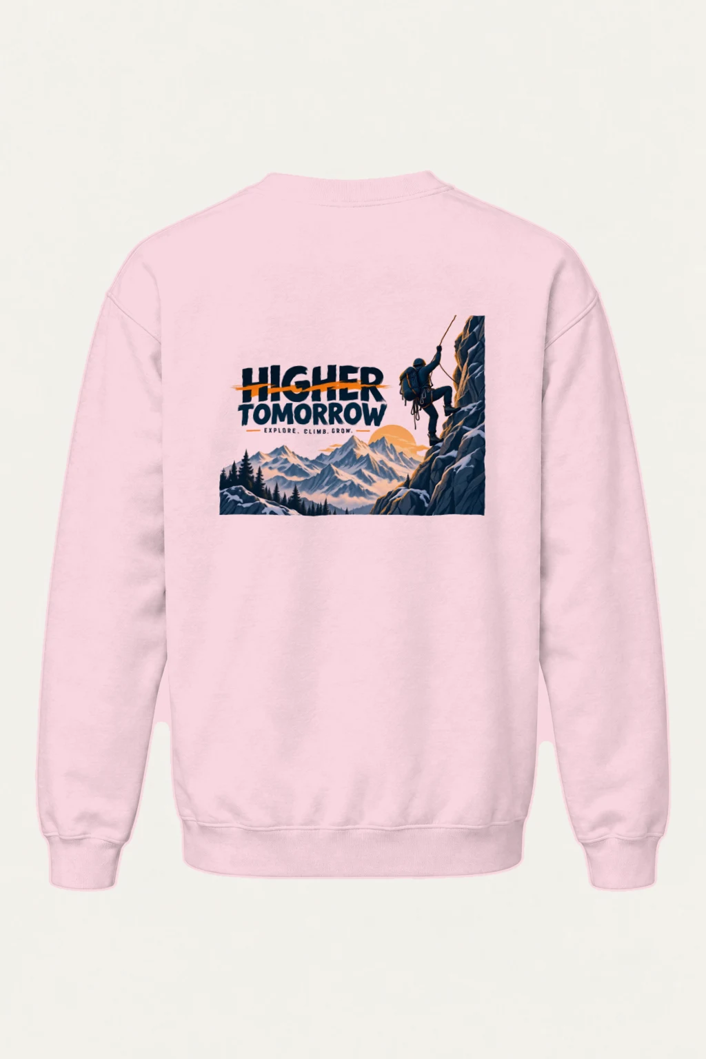 "Higher Tomorrow" Heavy Blend Unisex Crewneck Sweatshirt | Gildan 18000