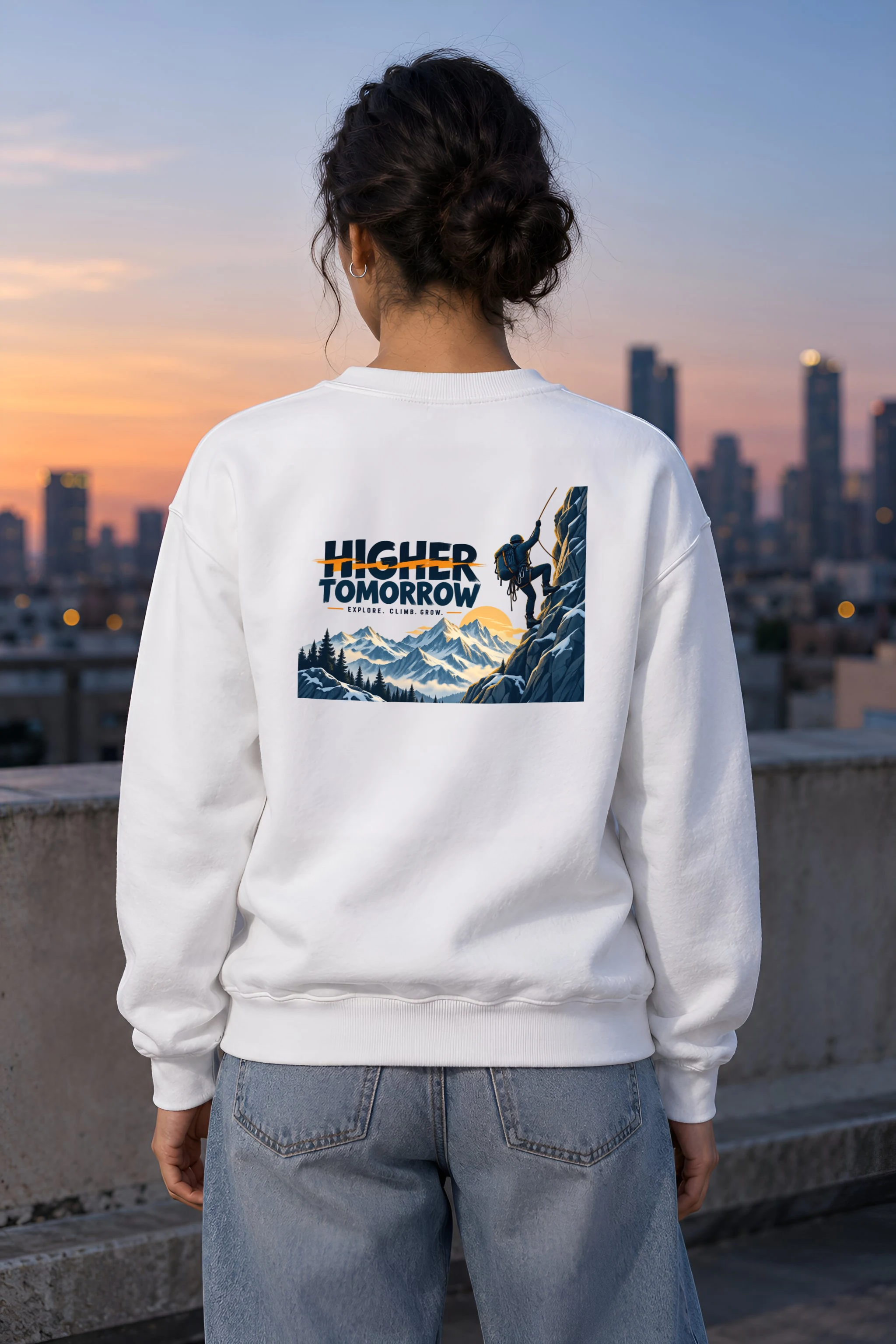 "Higher Tomorrow" 1 Crewneck Sweatshirt