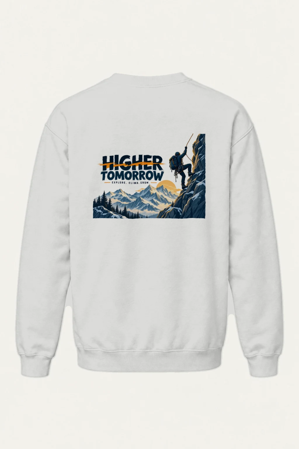 "Higher Tomorrow" Heavy Blend Unisex Crewneck Sweatshirt | Gildan 18000