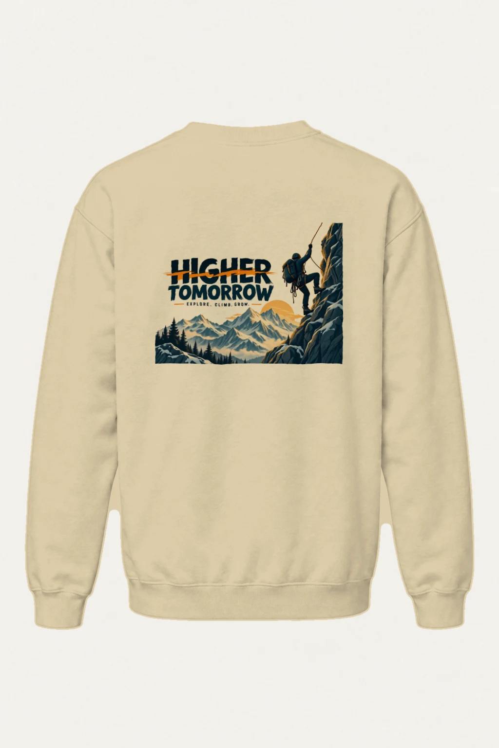 "Higher Tomorrow" Heavy Blend Unisex Crewneck Sweatshirt | Gildan 18000