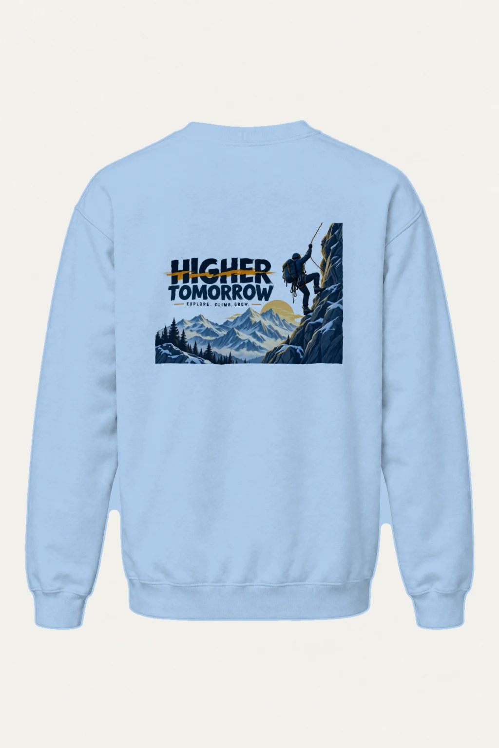"Higher Tomorrow" Heavy Blend Unisex Crewneck Sweatshirt | Gildan 18000