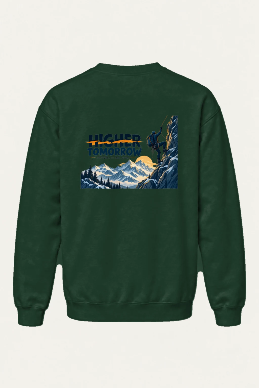 "Higher Tomorrow" Heavy Blend Unisex Crewneck Sweatshirt | Gildan 18000