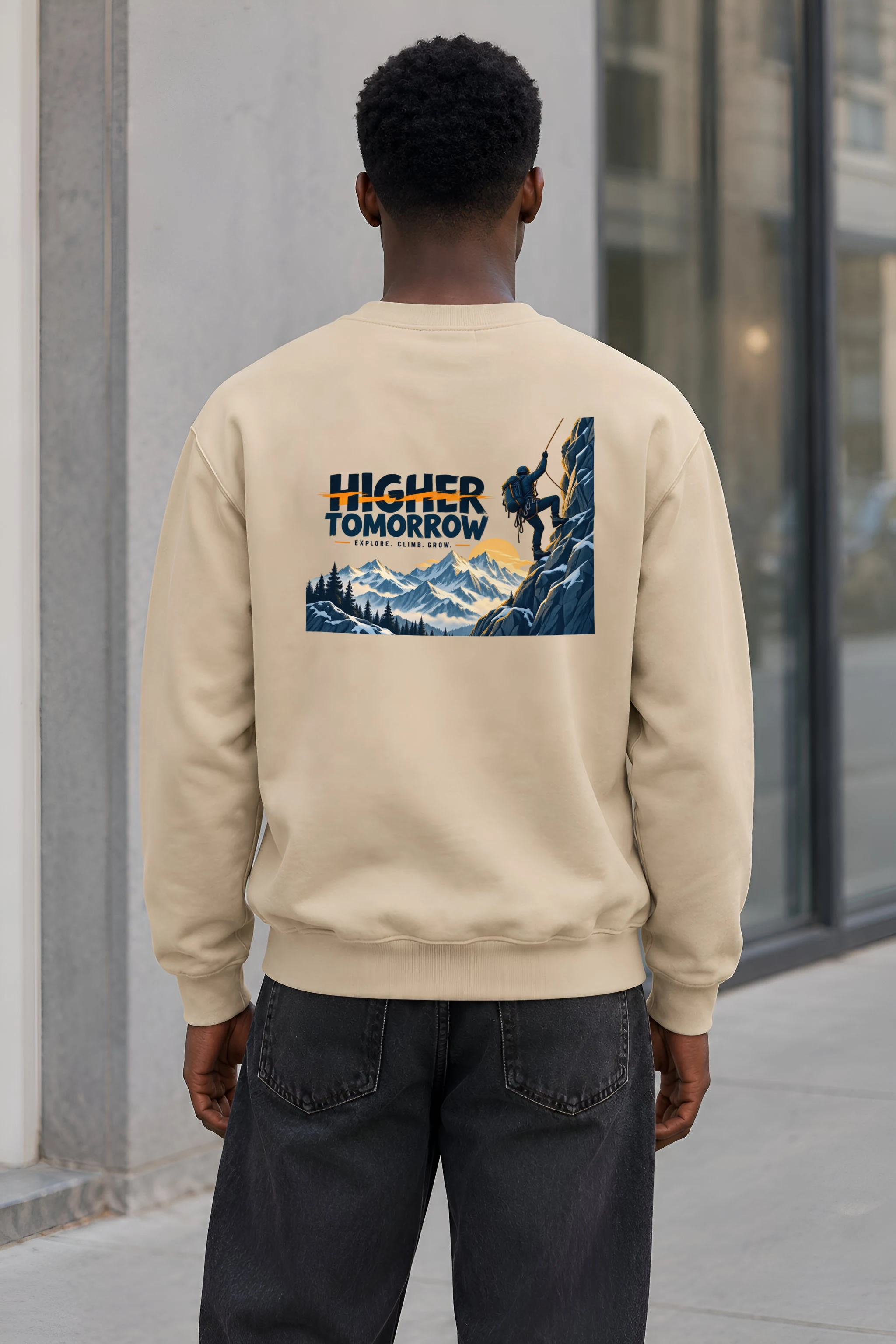 "Higher Tomorrow" 1 Crewneck Sweatshirt